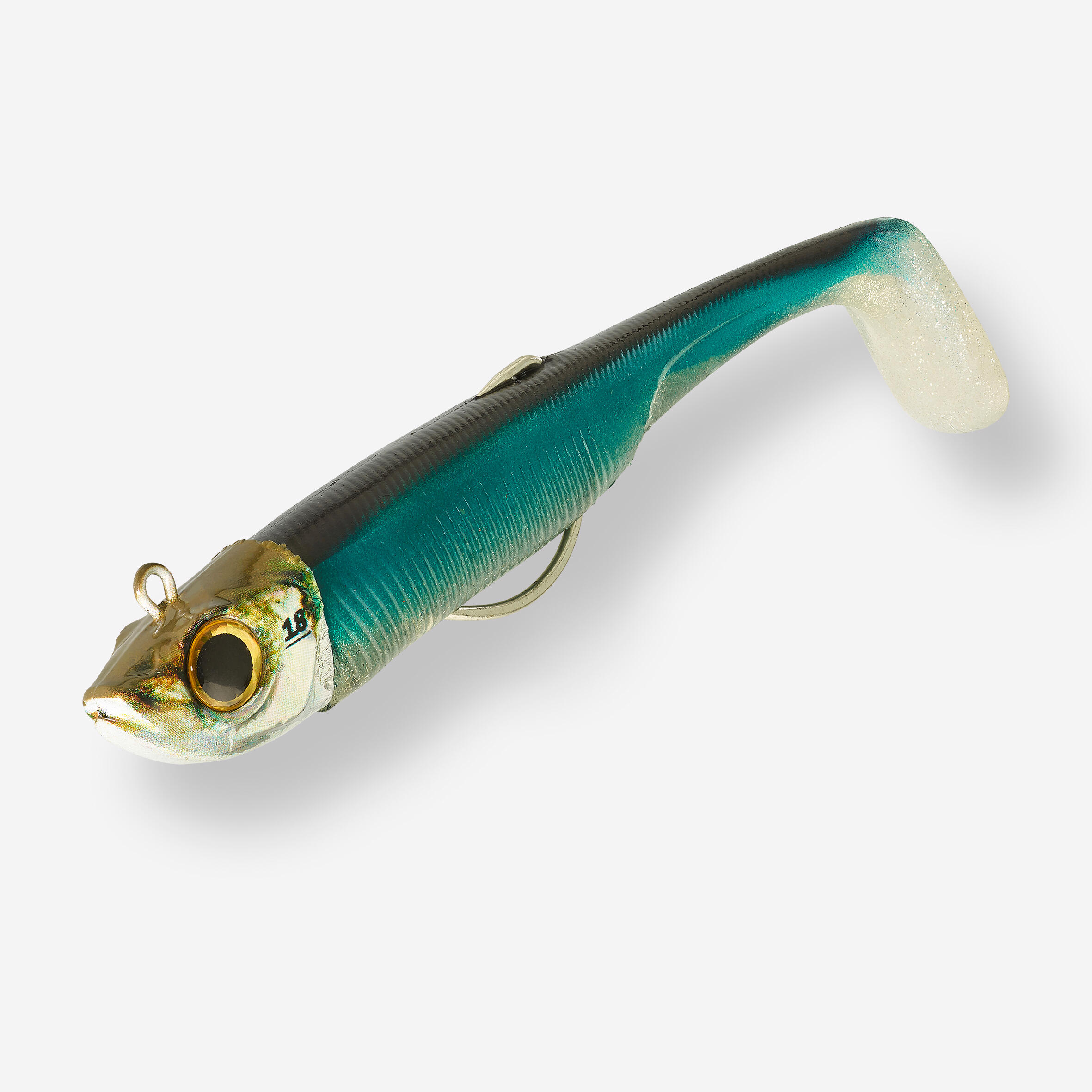 Combo leurres souples shad texan COMBO ANCHO 120 18GR BLEU x2 pêche en mer 2/6
