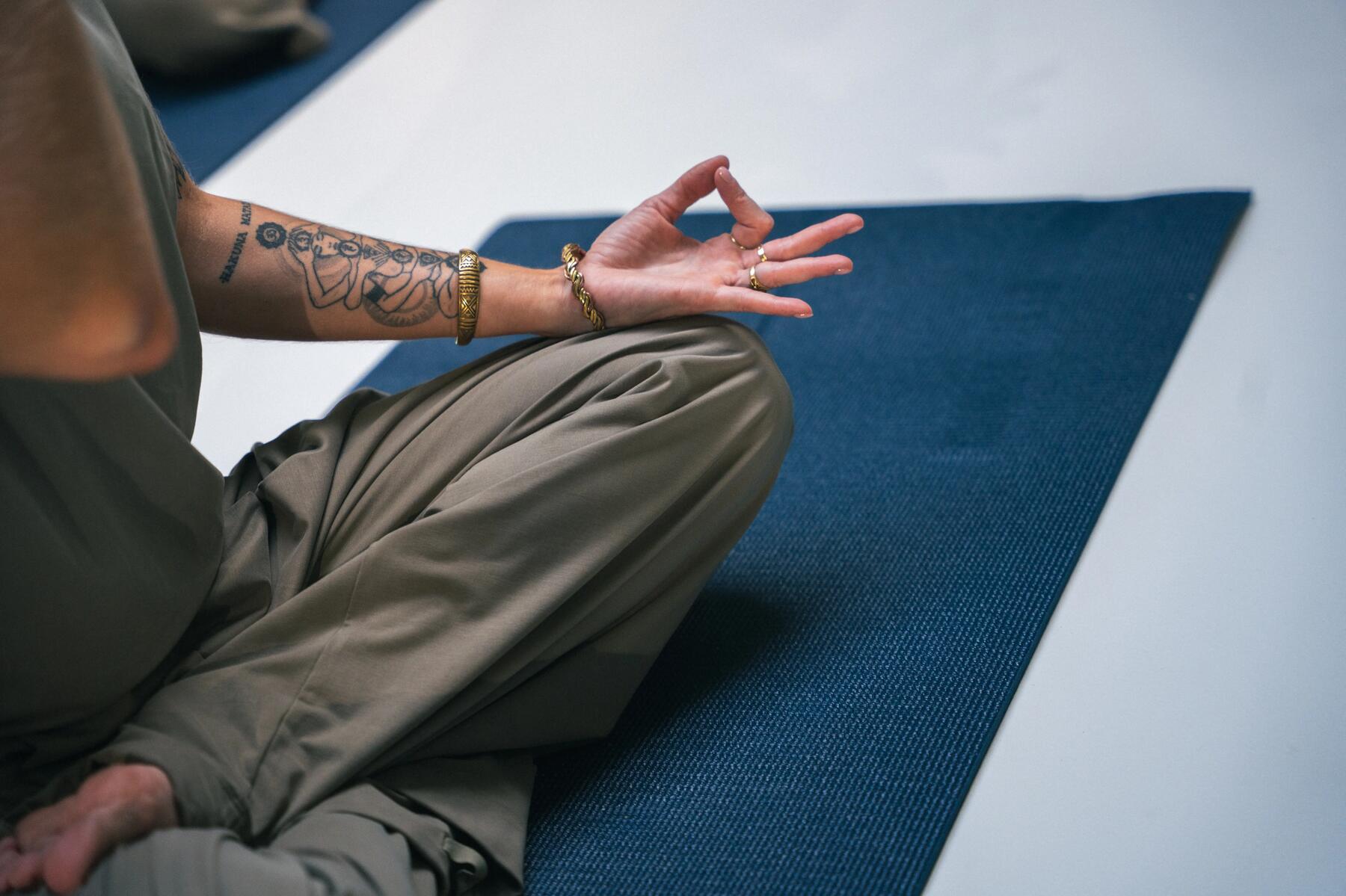 women doing yoga