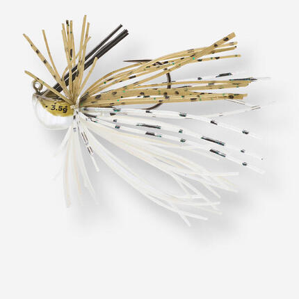 LEURRE PÊCHE CARNASSIERS MICRO RUBBER JIG TUNGSTÈNE BLACK