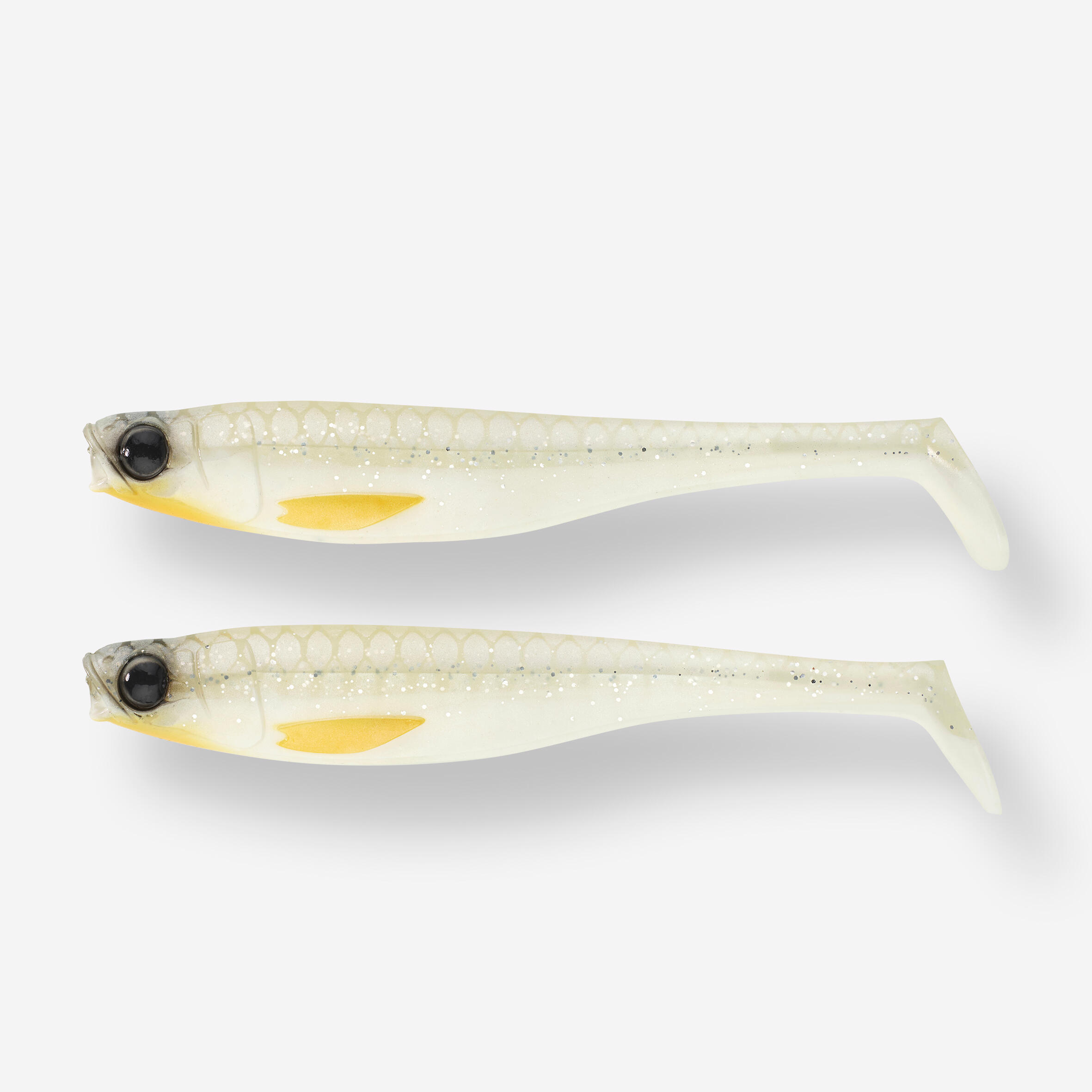 Rogen Slim White Gummiköder Hecht 5/10