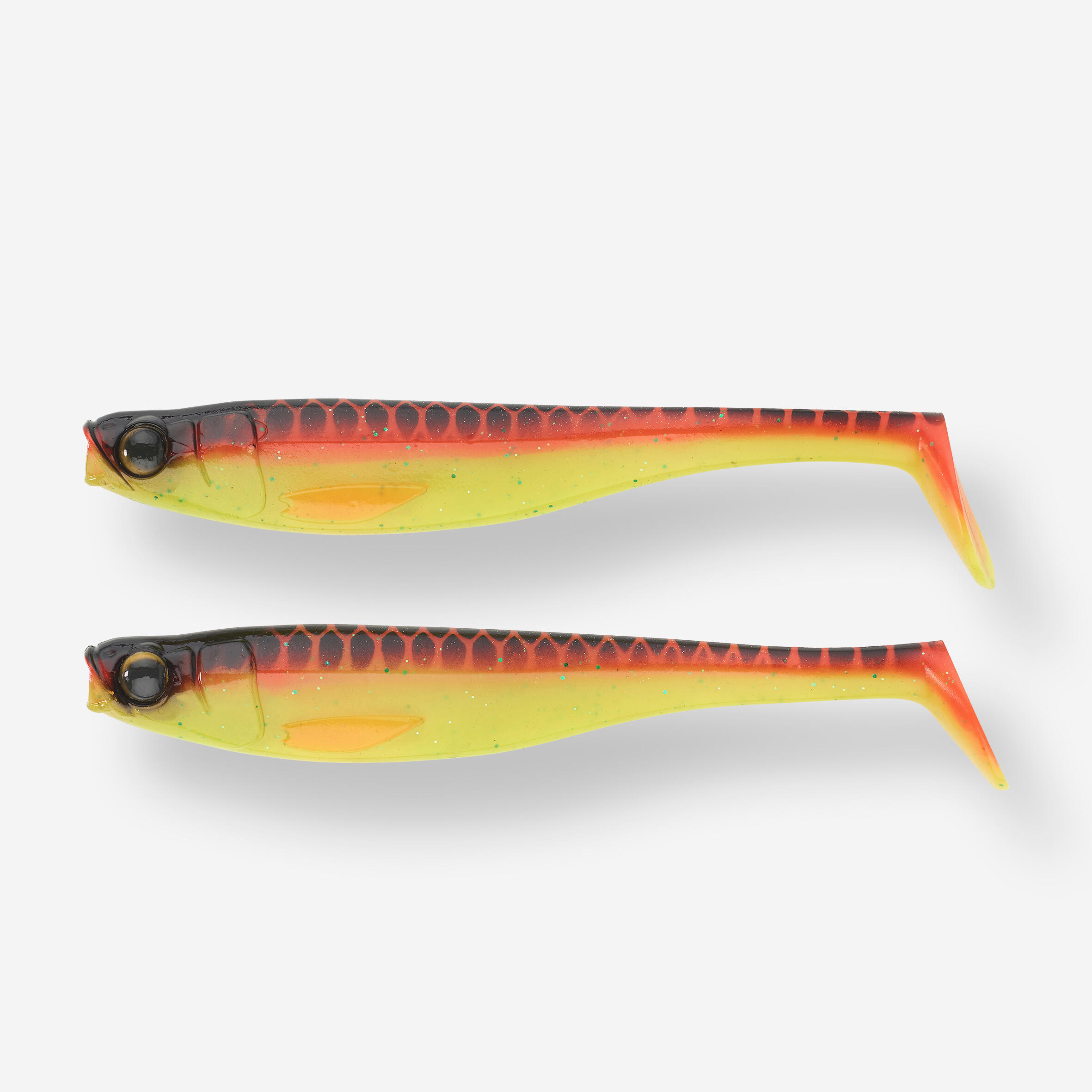 Gummifisch Shad Rogen Slim orange  5/10