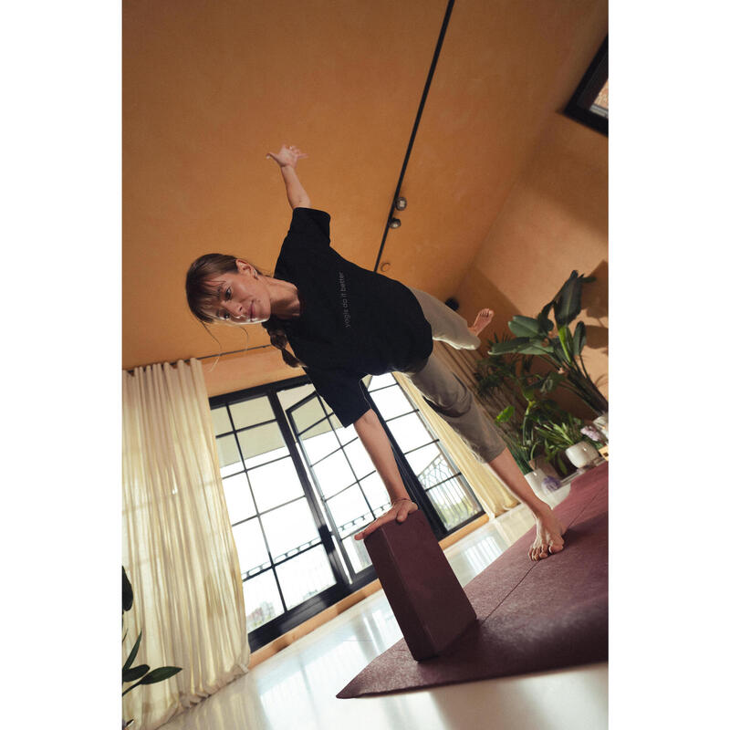 Tricou yoga Negru Damă