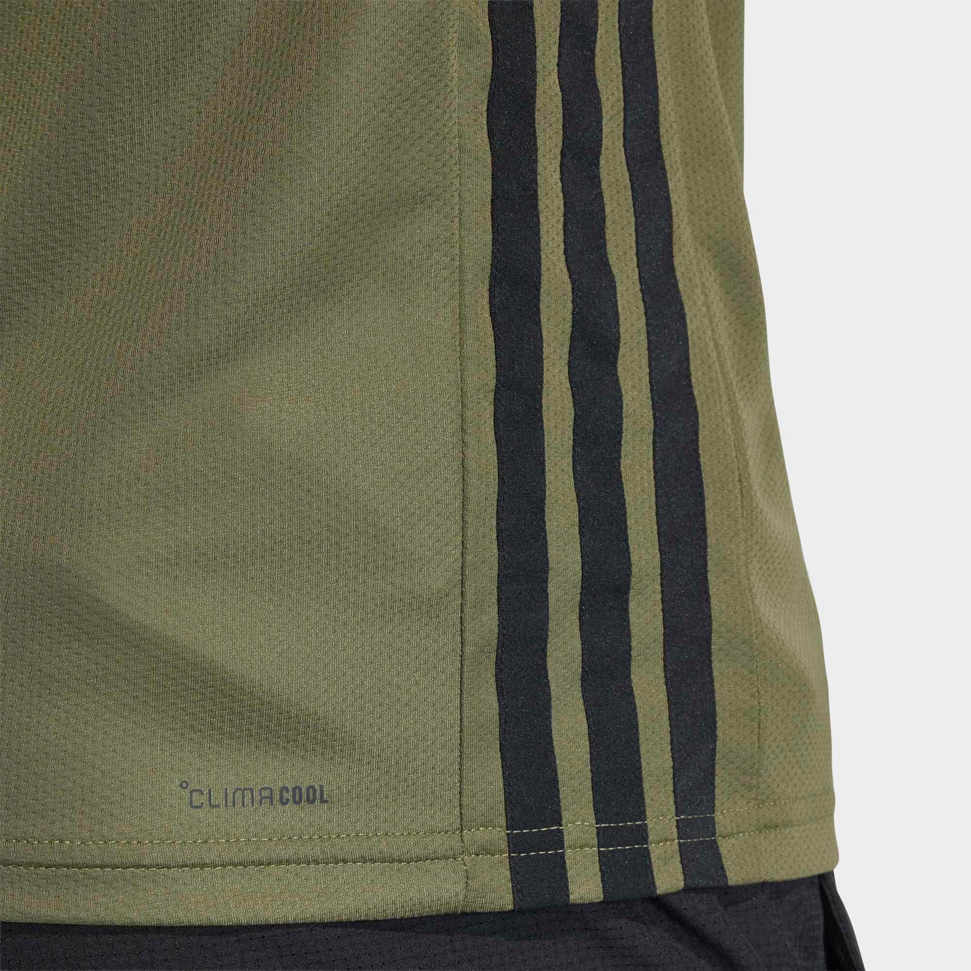 Fitness-T-Shirt für Herren Workout Essentials Base, khaki 4/5