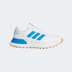Zapatos de golf impermeables niño, S2G blanco y azul