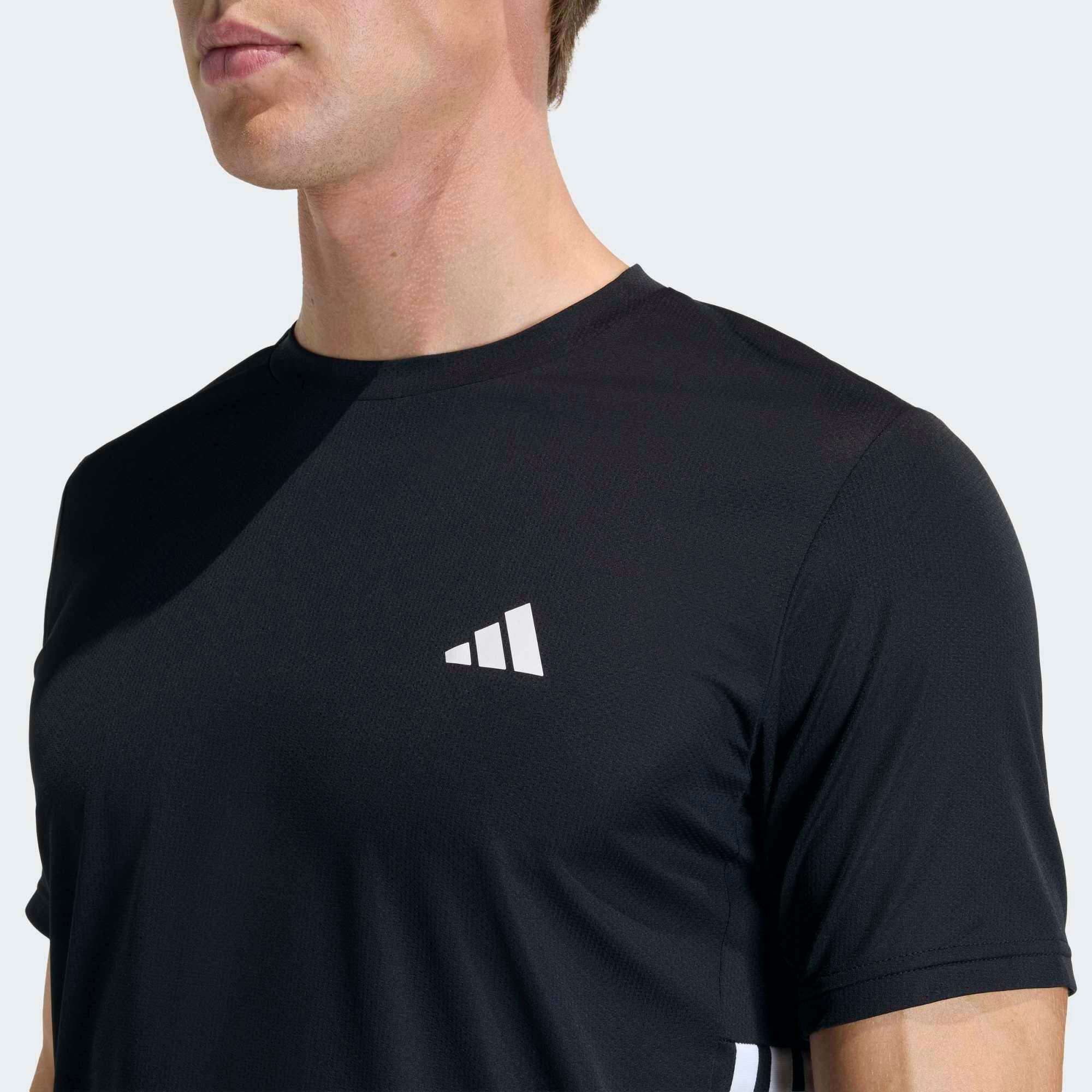 T-shirt de fitness para homem Workout Essentials Base, preto 5/6