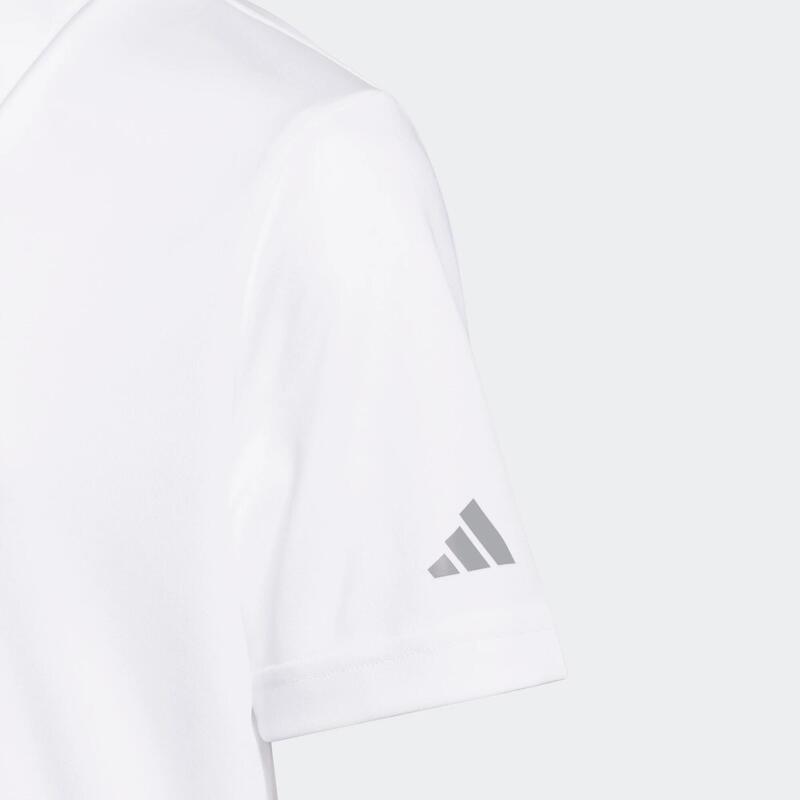 Tricou polo golf Performance alb Copii