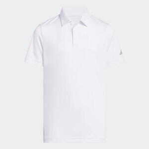 Polo de golf manga corta niño, Performance blanco
