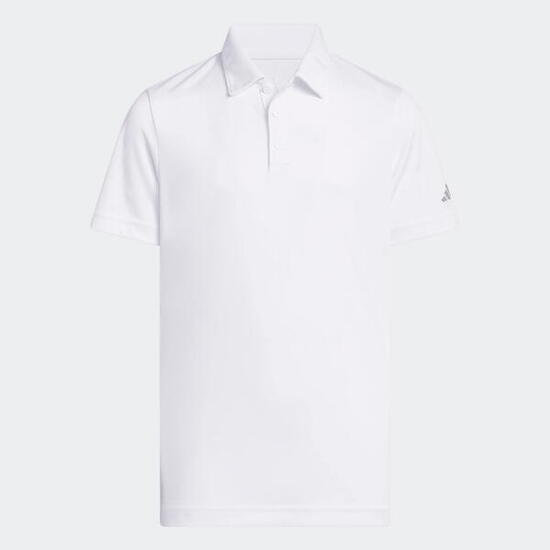 Polo de golf manches courtes enfant, Performance blanc