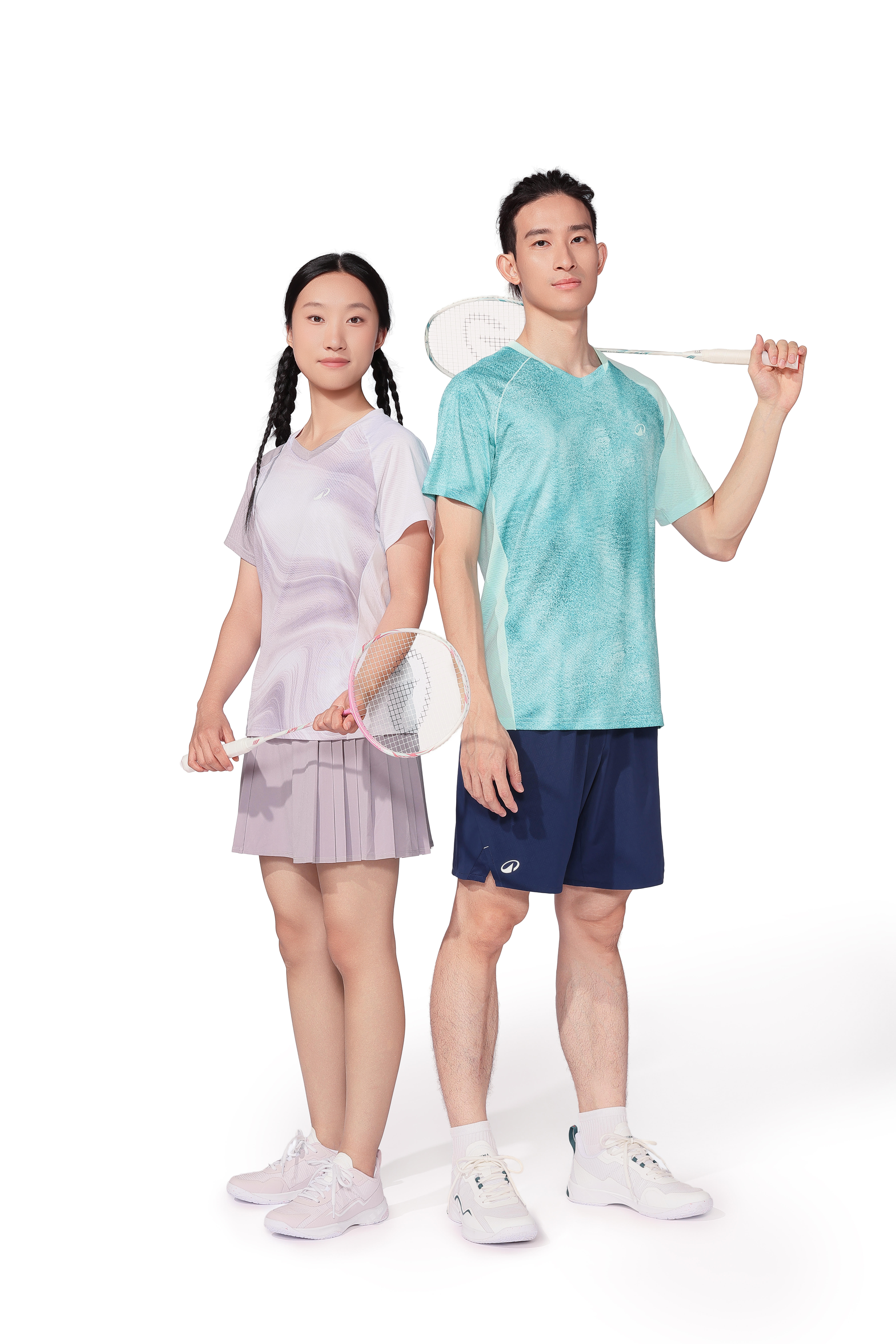 Adult Badminton Racket BR 560 Set Lite  - KUIKMA