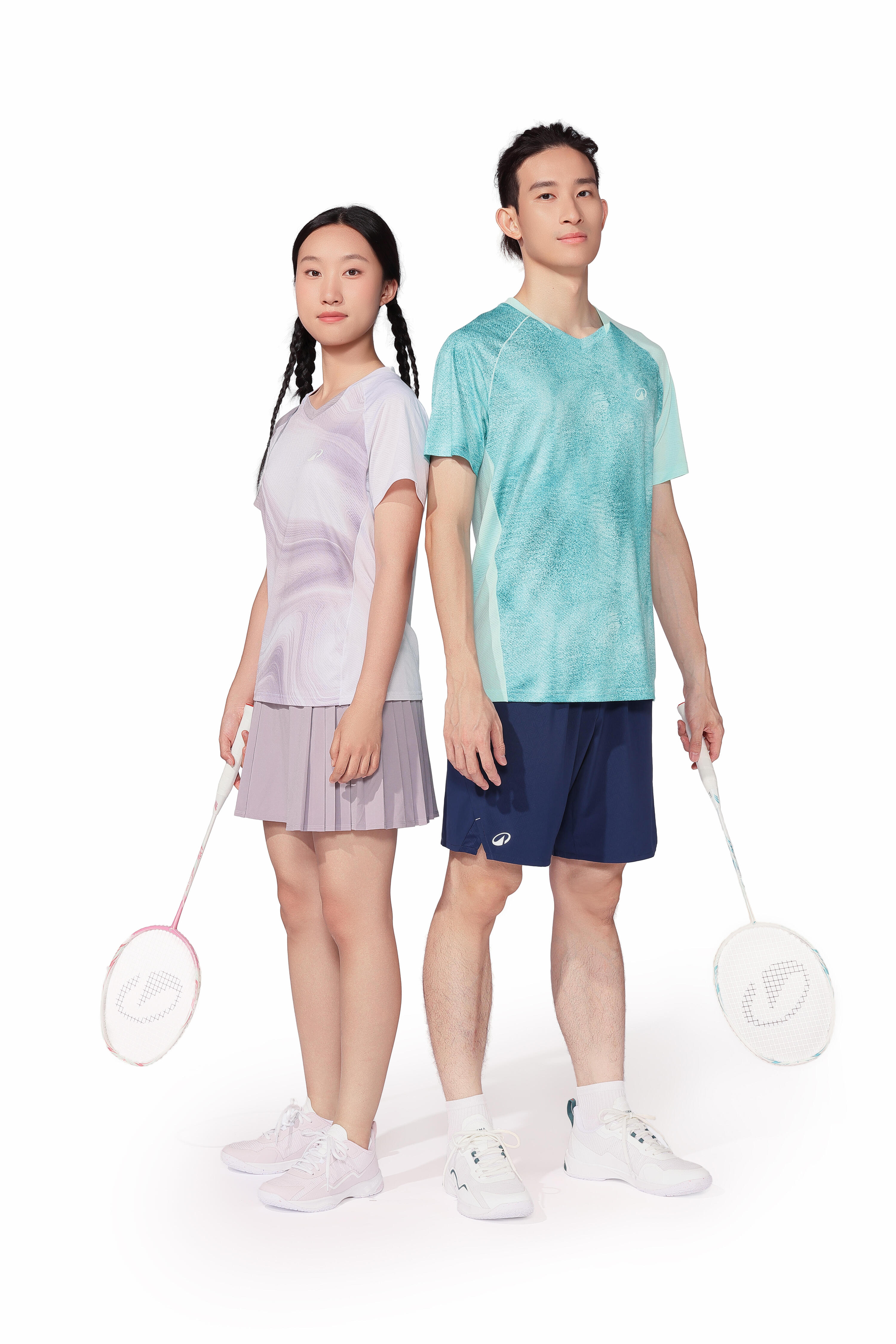 Lot de deux raquettes de badminton, BR 560 Lite 10/15
