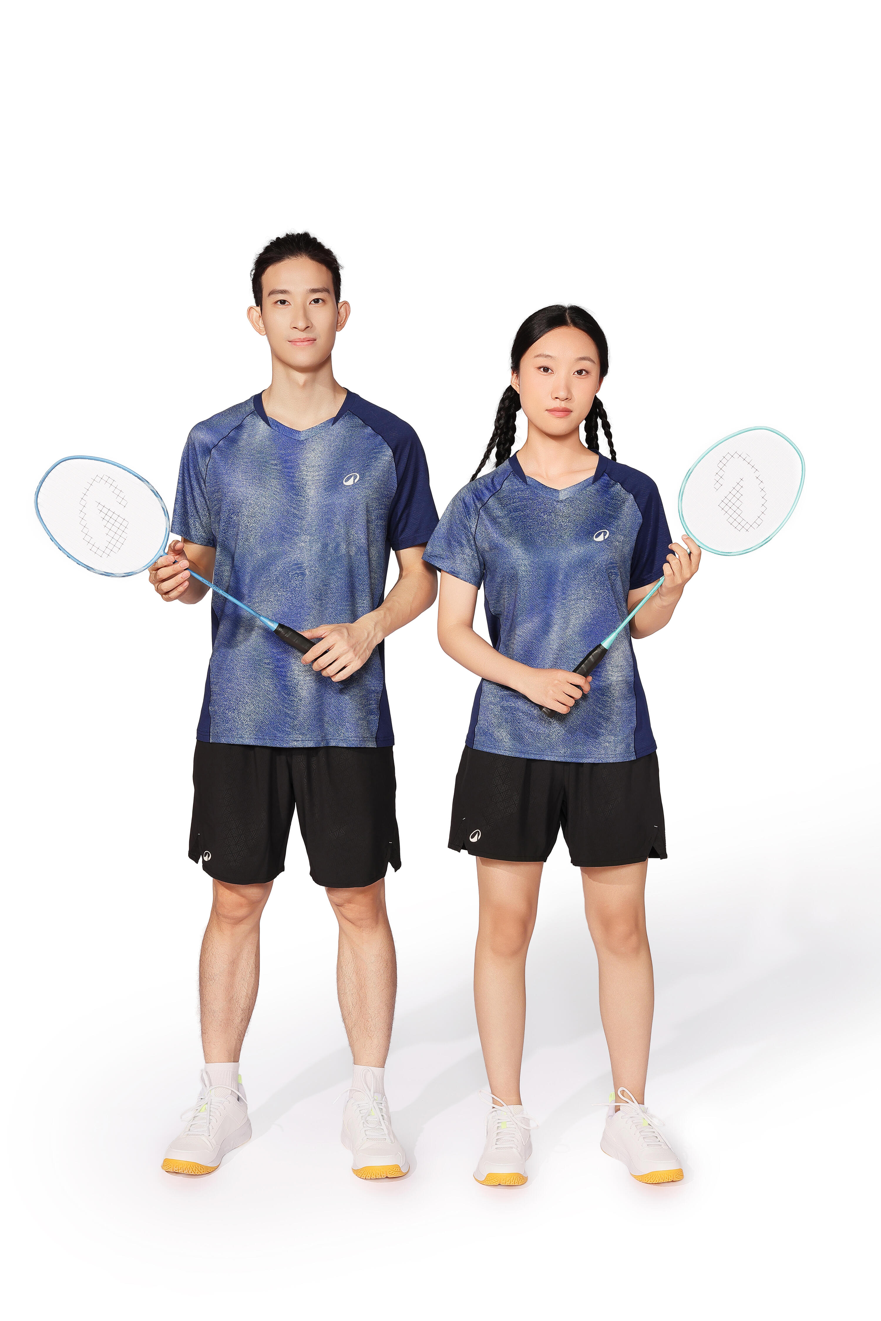 T-shirt badminton uomo LITE 560 blu 9/14