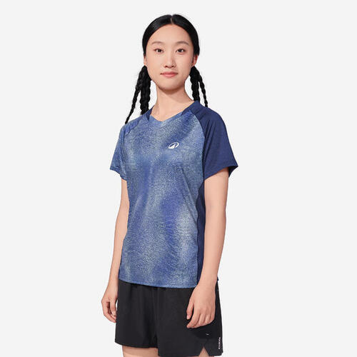 T-Shirt pour Femme Lite 560 - Marine Fluo Pâle