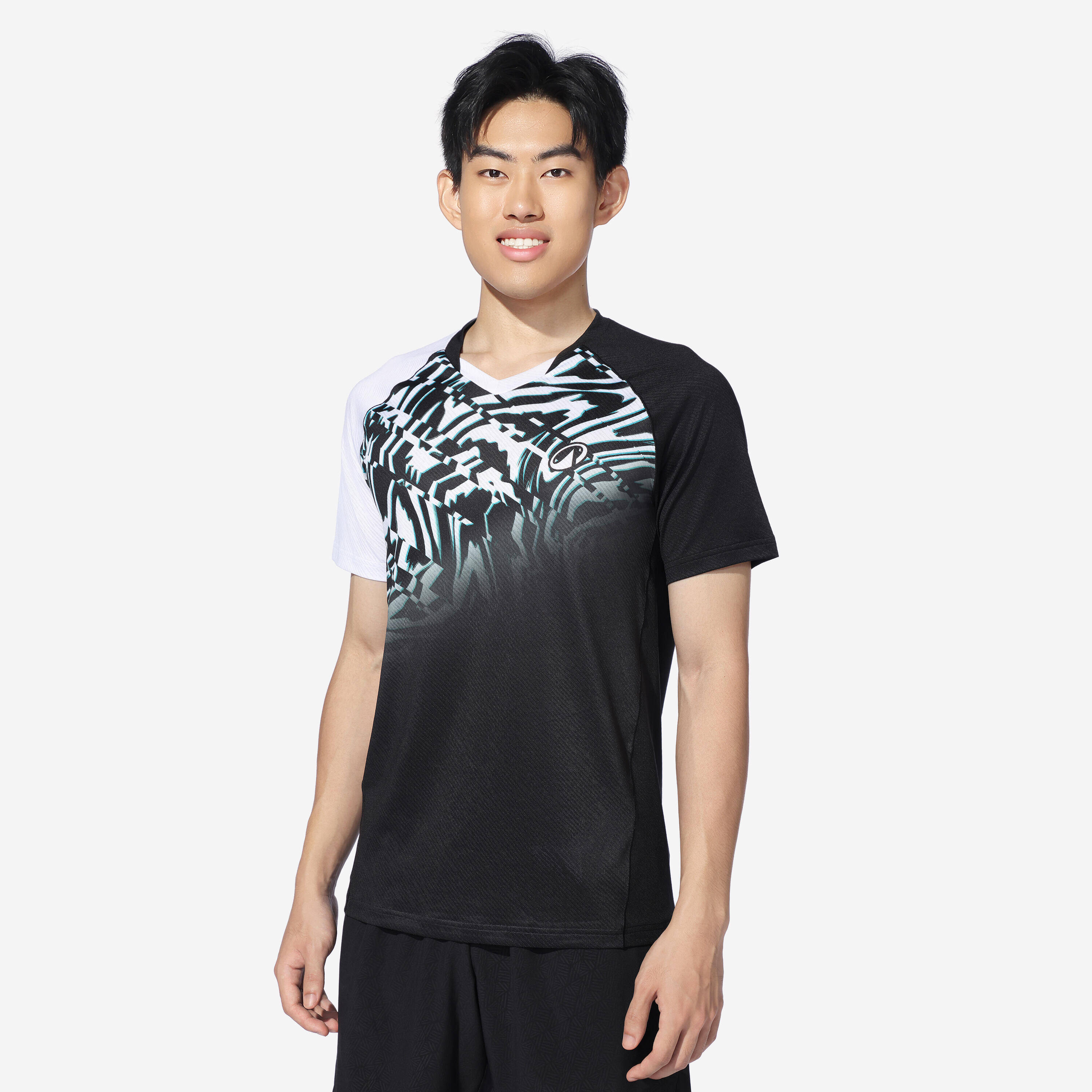 T-SHIRT LITE 560 M WHITE BLACK -  1