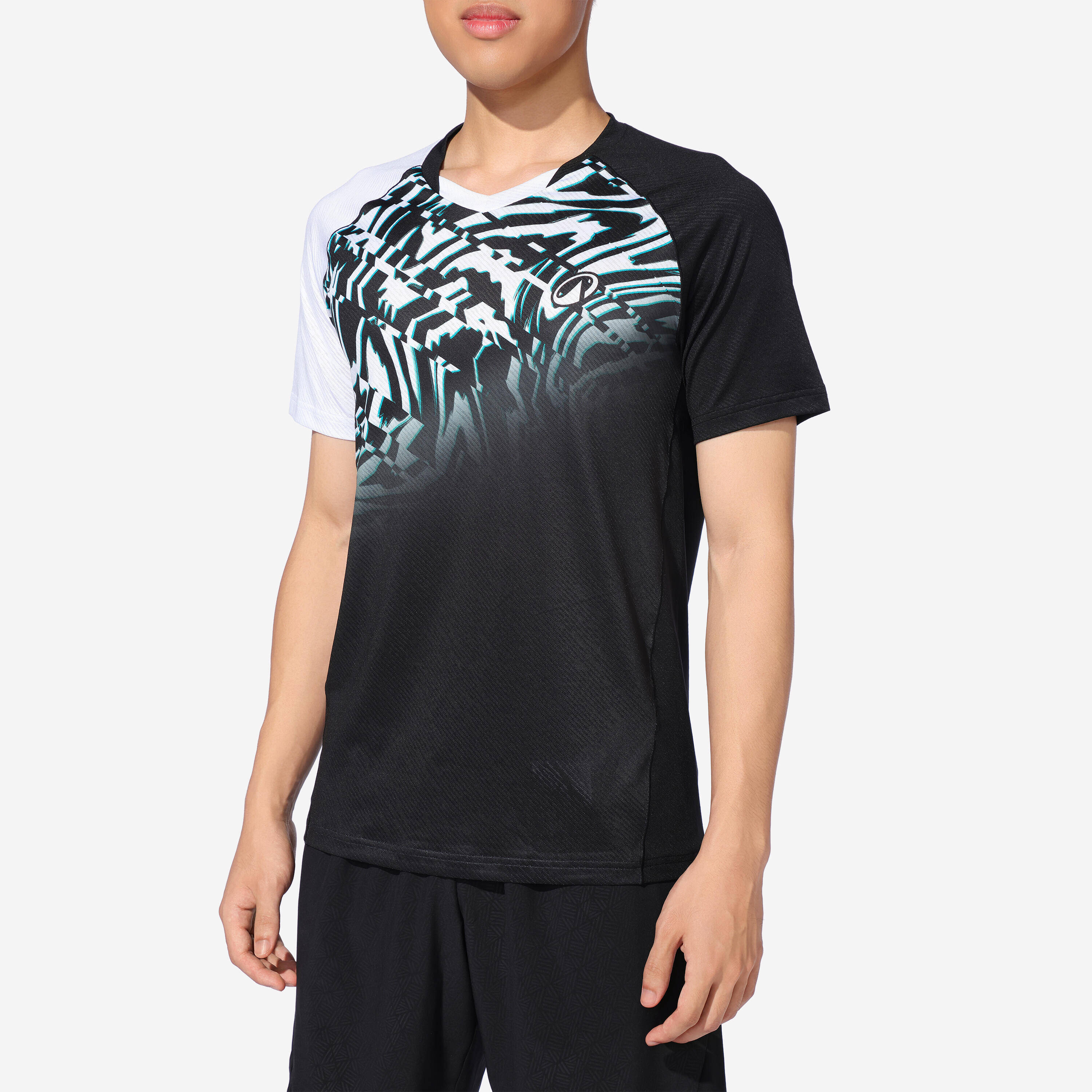 T-SHIRT LITE 560 M WHITE BLACK -  5