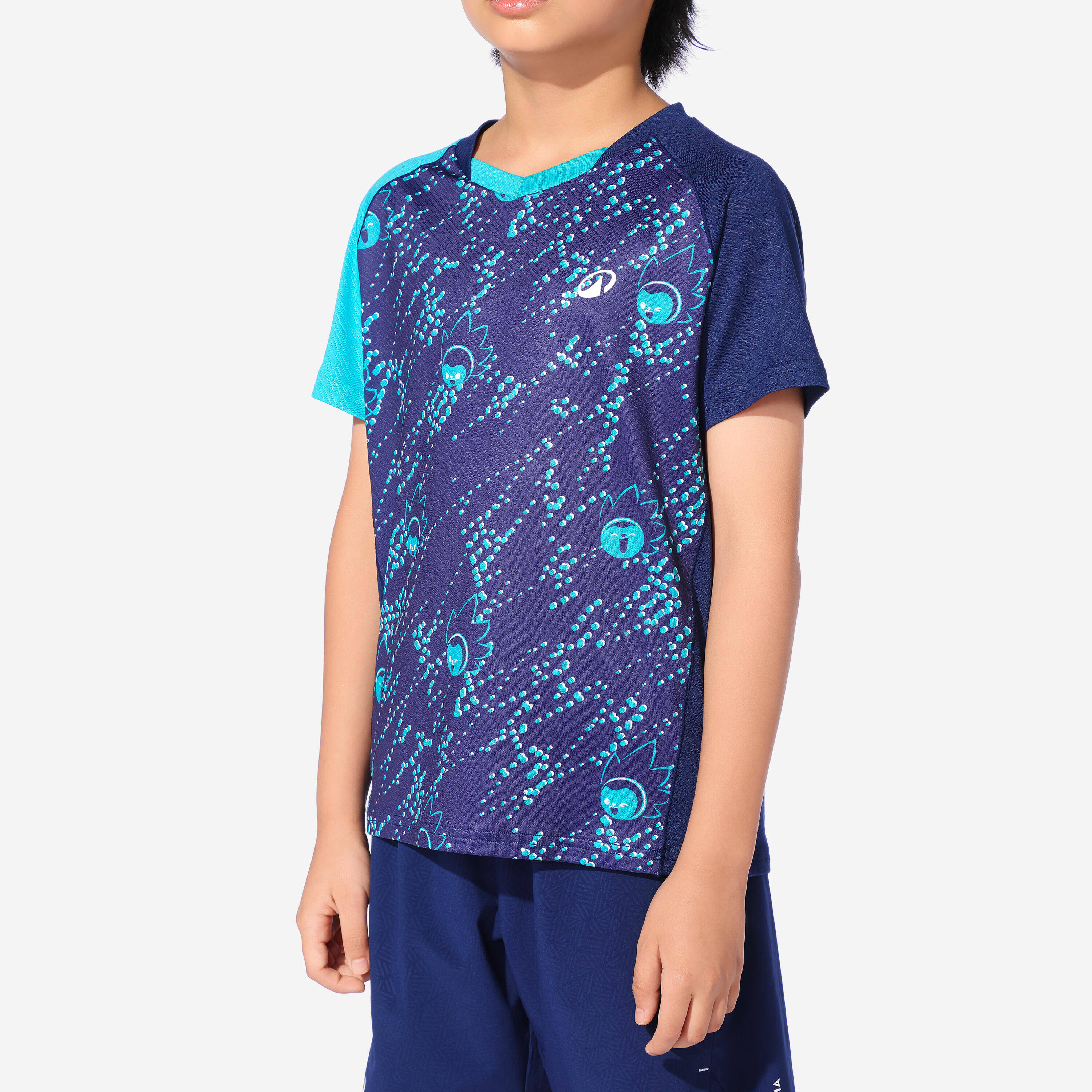 T-SHIRT LITE 560 JR TURQUOISE NAVY -  5