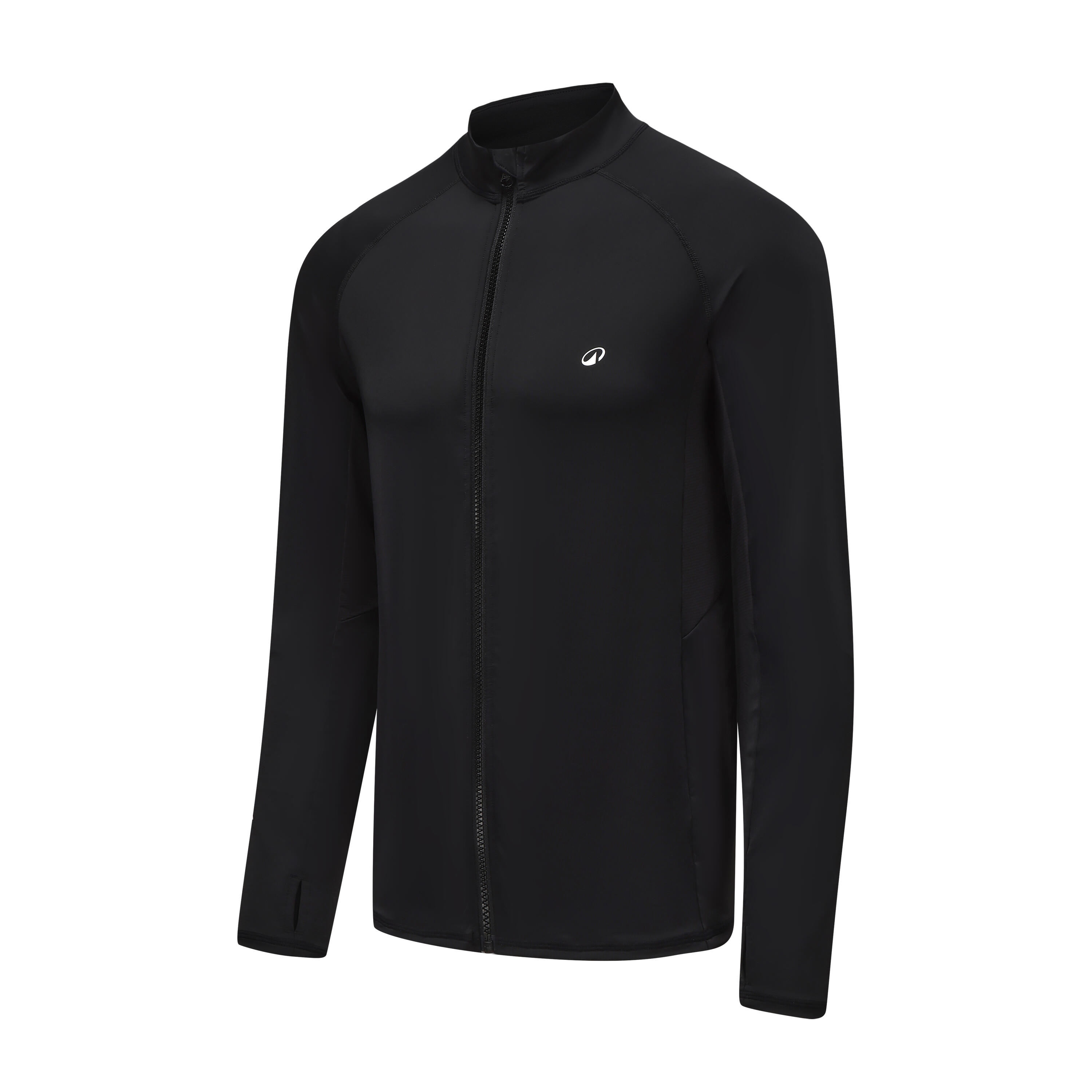 MEN UVTOP ZIP 550+ COOL BLACK