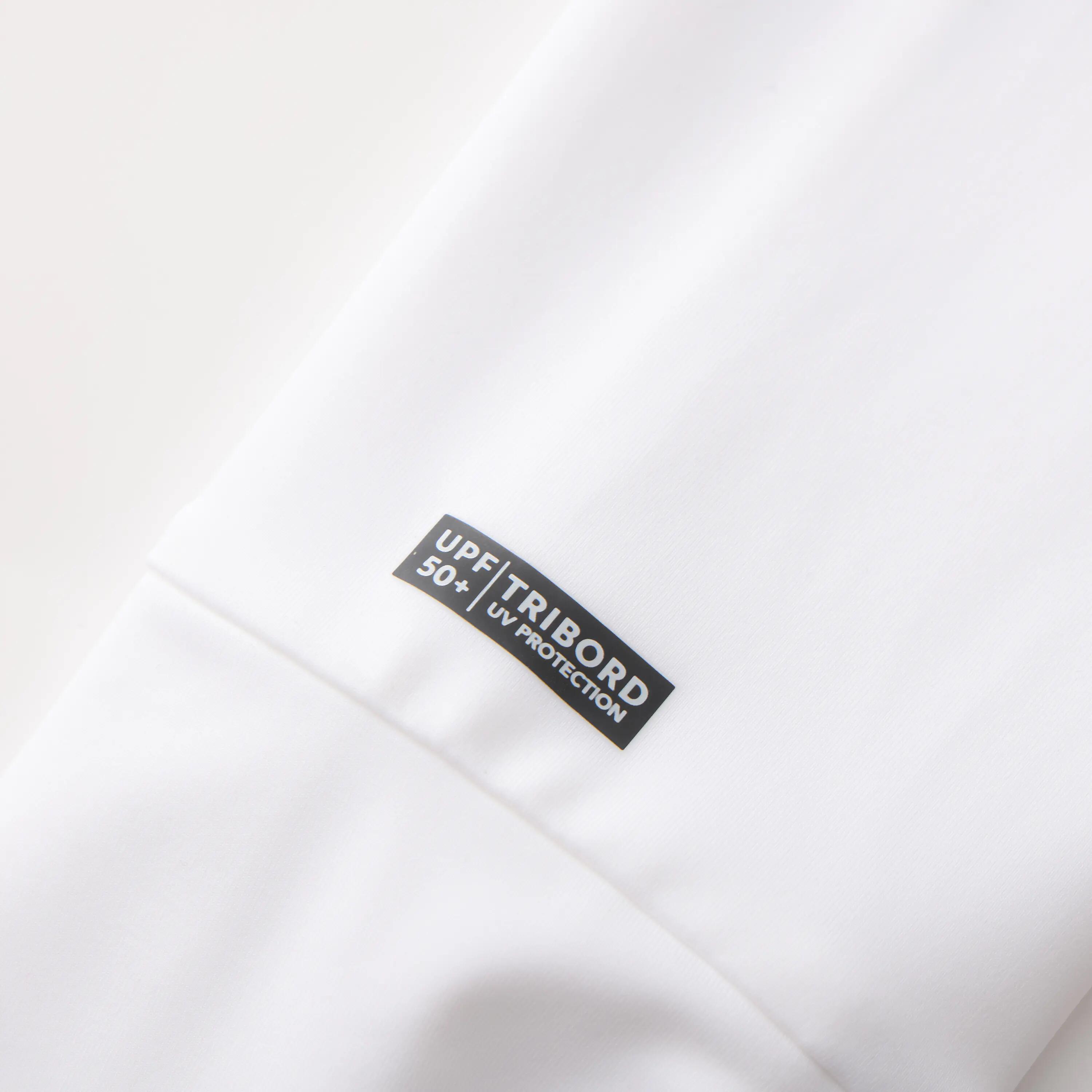 Kadın Slim Fit Uzun Kollu UV Korumalı Tişört - Lacivert/Beyaz - Cool 6/15
