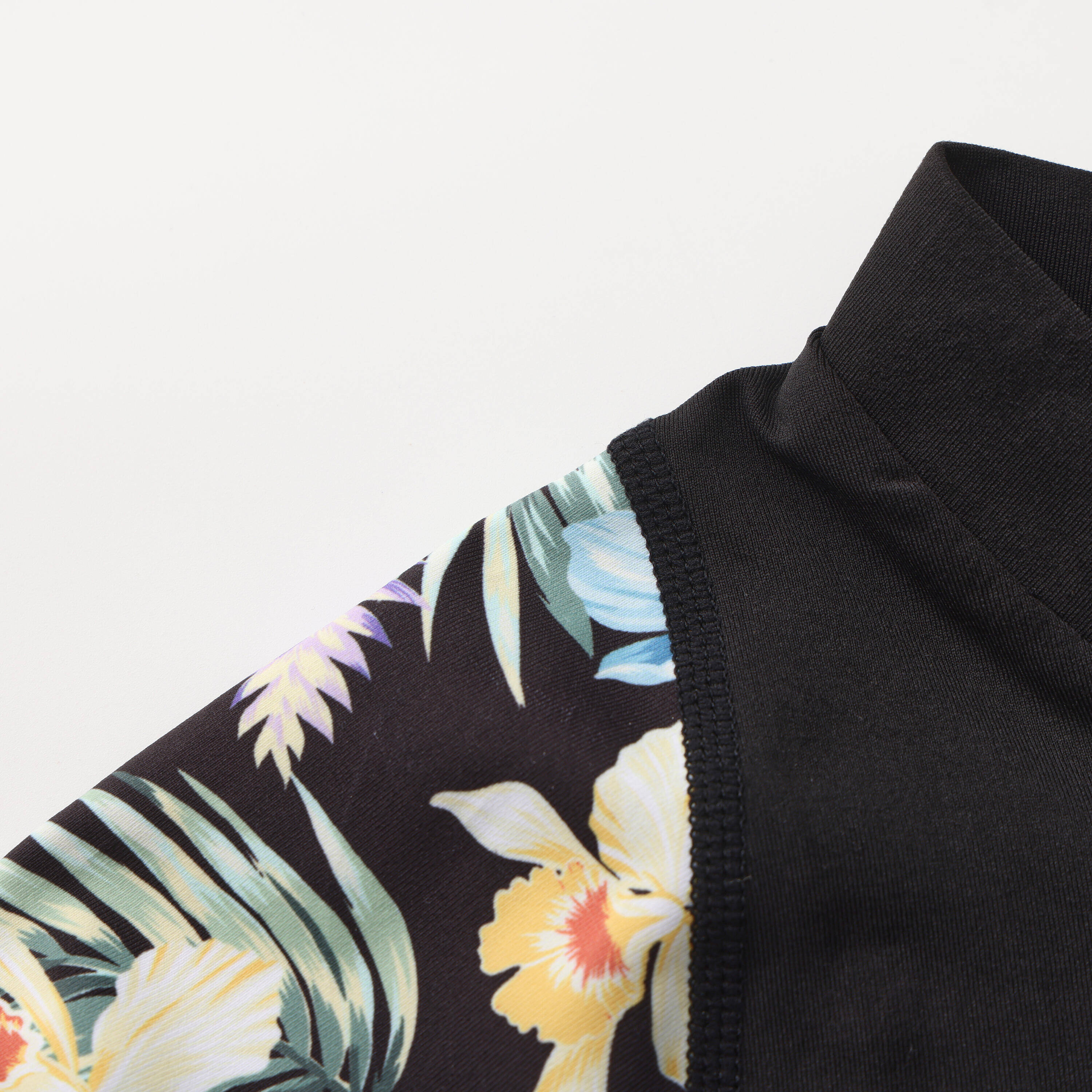 Women’s long sleeve UV-protection t-shirt 500 TROPIC BLACK -  5