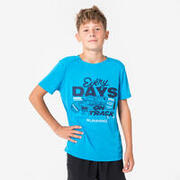 Tricou de alergare respirant KIPRUN Dry+ 500 Albastru Copii