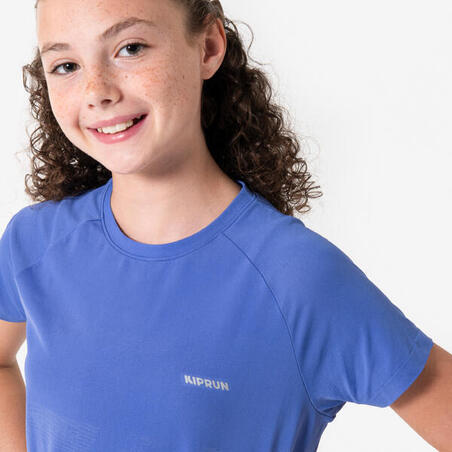 Футболка Run 900 для бігу для дівчат безшовна фіолетова