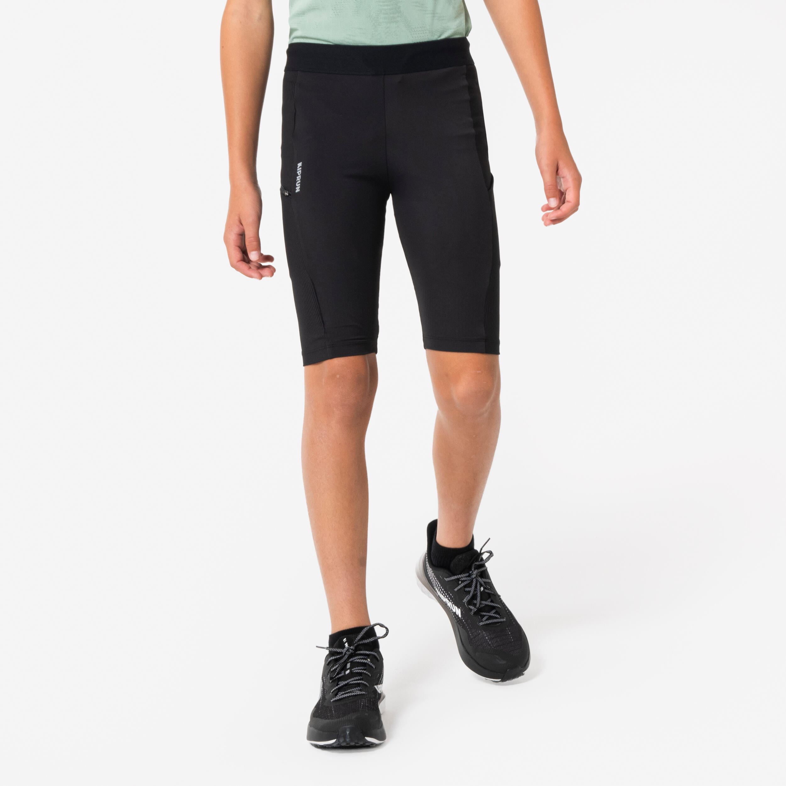 Legginsy do biegania krótkie dziecięce Kiprun Run 900 Dry