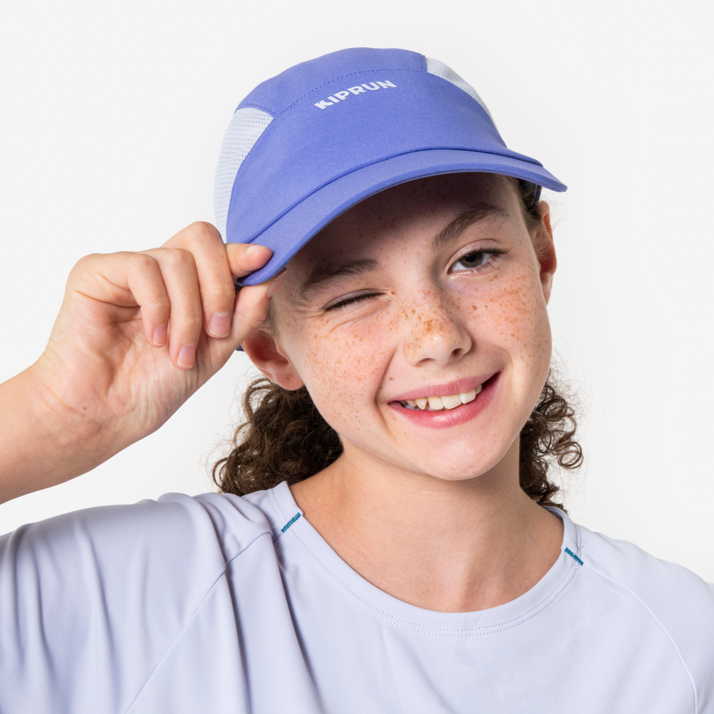 Ademende hardlooppet voor kinderen Run 500 paars 3/9
