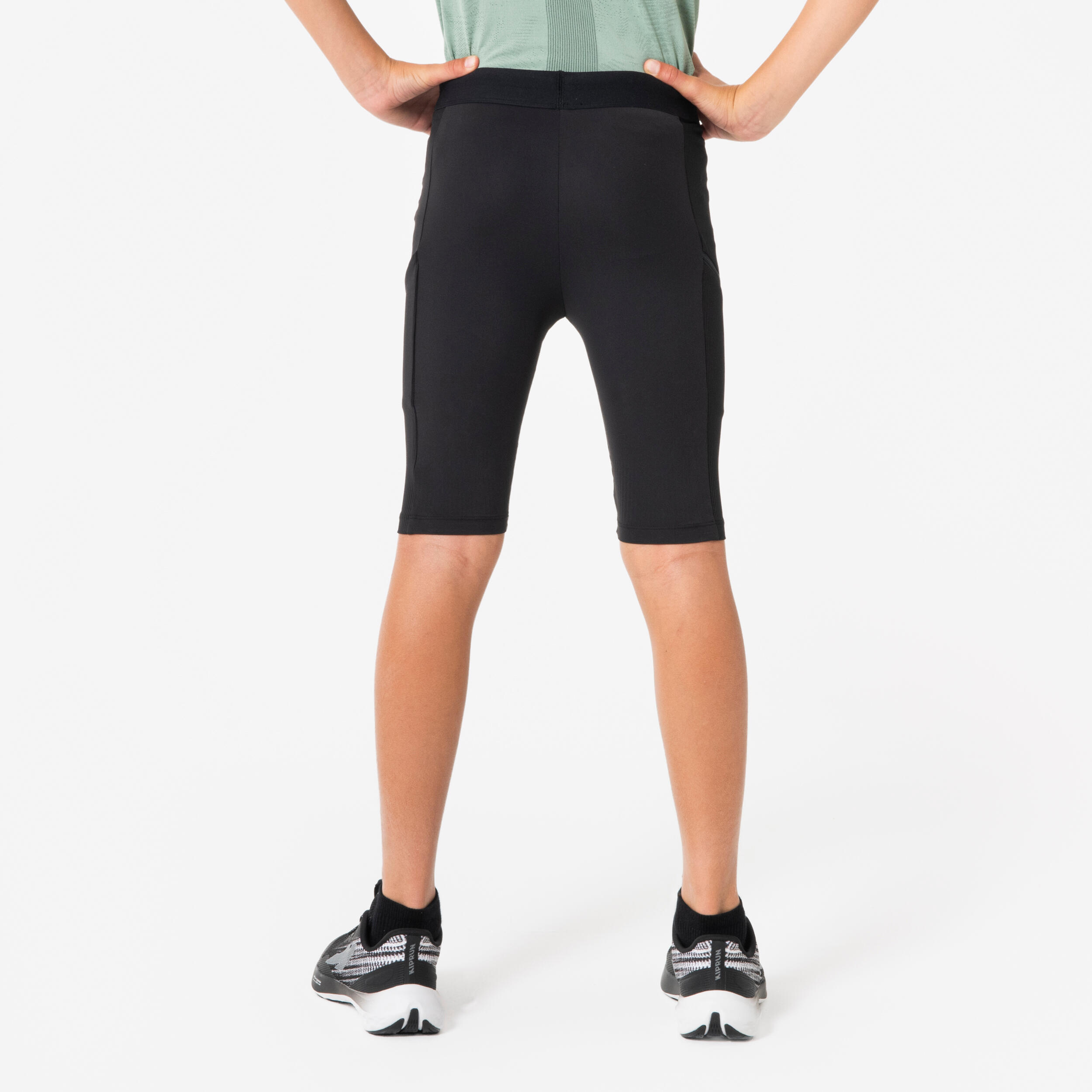 Cuissard de running garçon, Kiprun Run 900 Dry noir 3/11