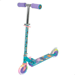 Patinete plegable Stitch de Niño 2 ruedas 65x30x75-82 cm máx. 50 kg - CD