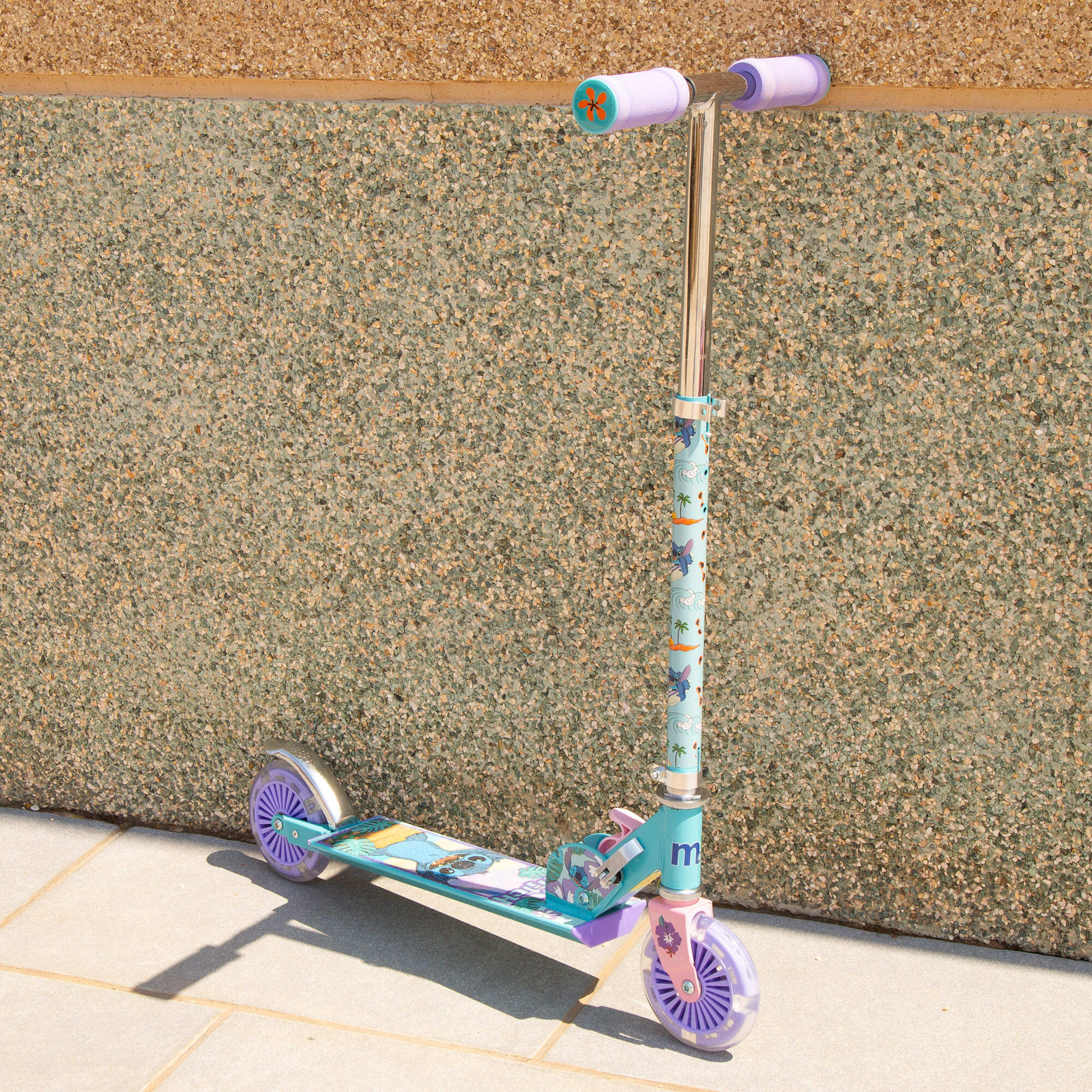 Patinete plegable Stitch de Niño 2 ruedas 65x30x75-82 cm máx. 50 kg - CD 4/4