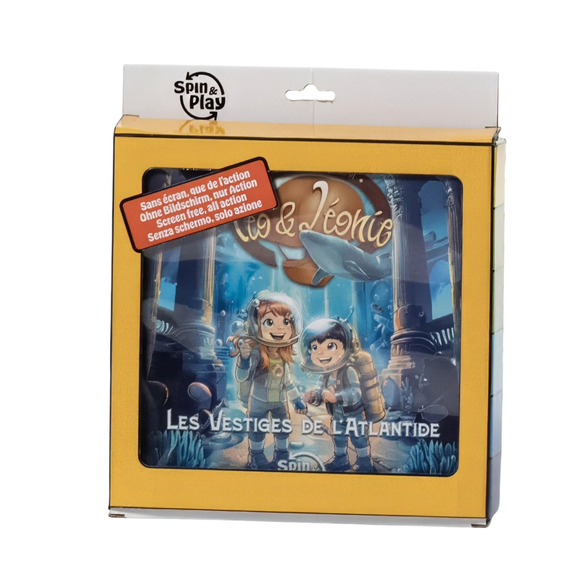 Les vestiges de l'Atlantide en Français.
Jeu additionnel pour console Spin&play. 3/8