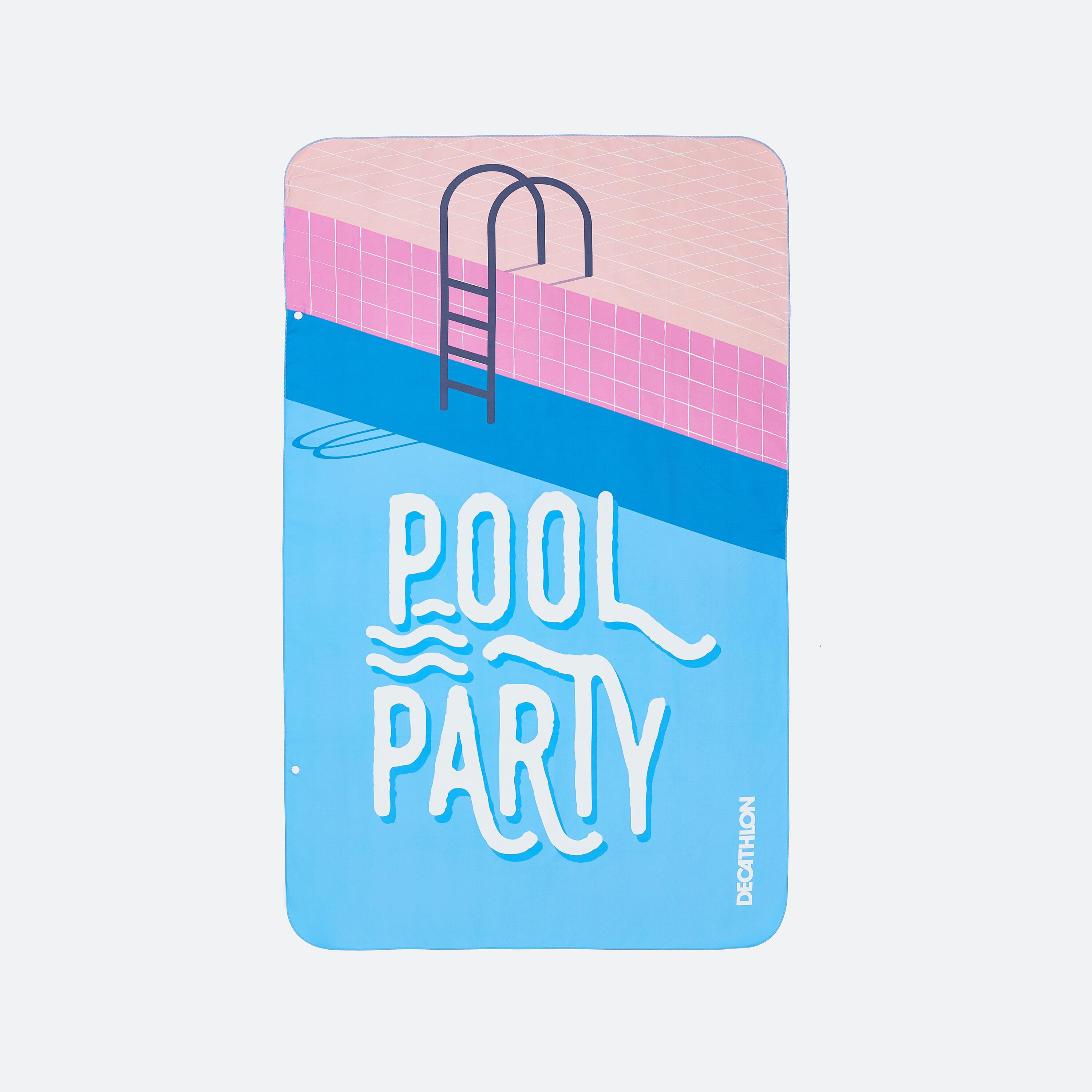 Pool Snaps Microfibre towel PRINT SNAPS L -POOL PARTY