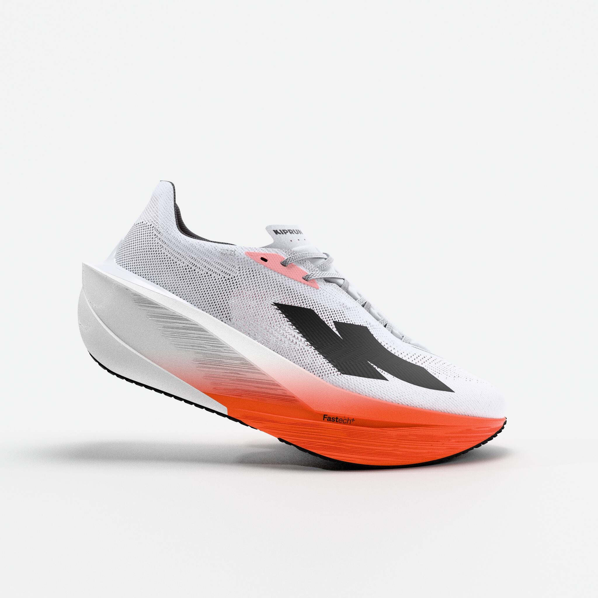 Scarpe running uomo KIPSTORM TEMPO bianco-arancione 2/10