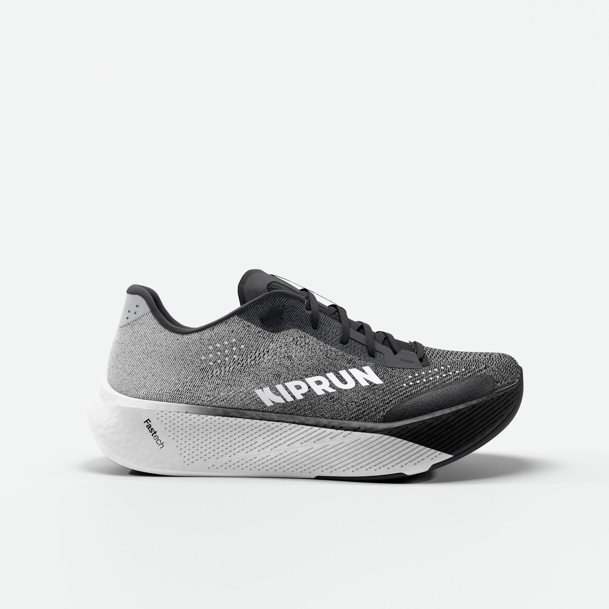 Chaussures running route femme, Kiprun Kipride noires