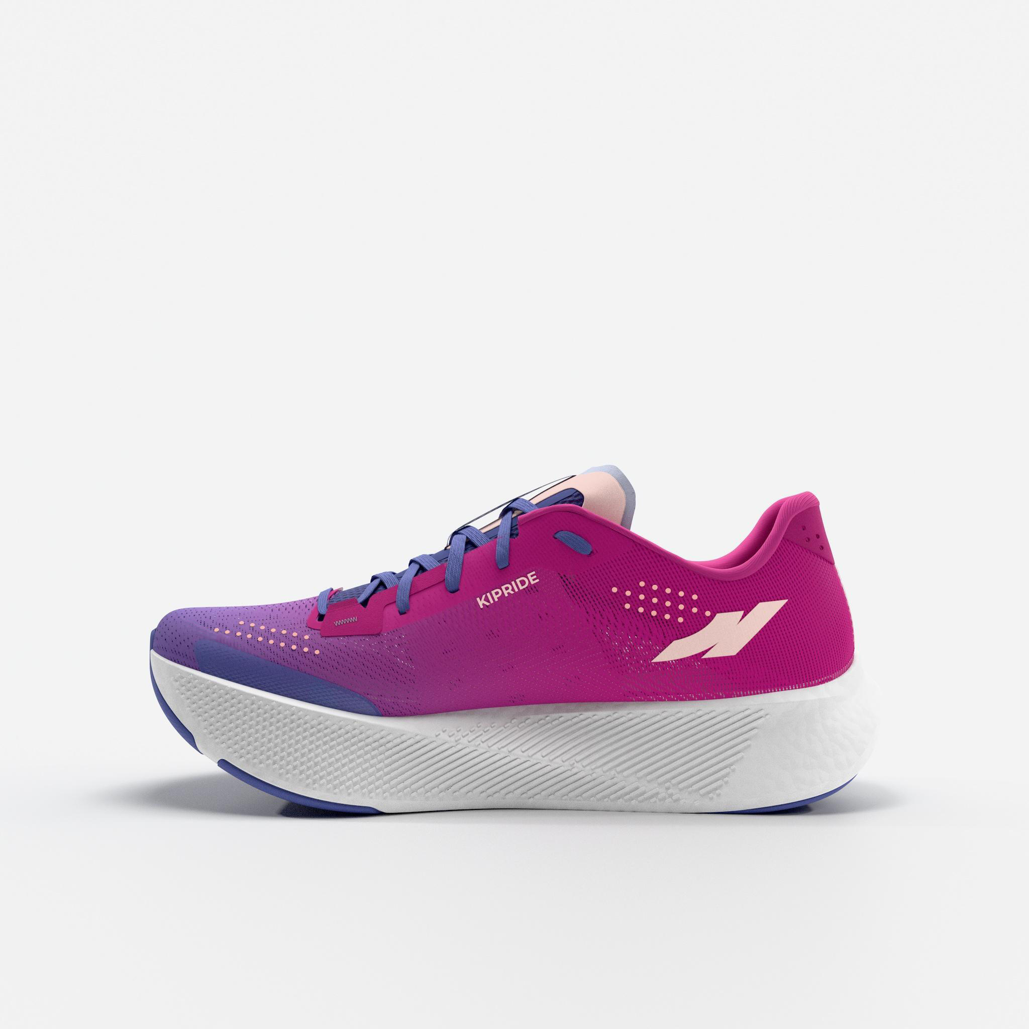 Scarpe running donna KIPRIDE fucsia 3/8