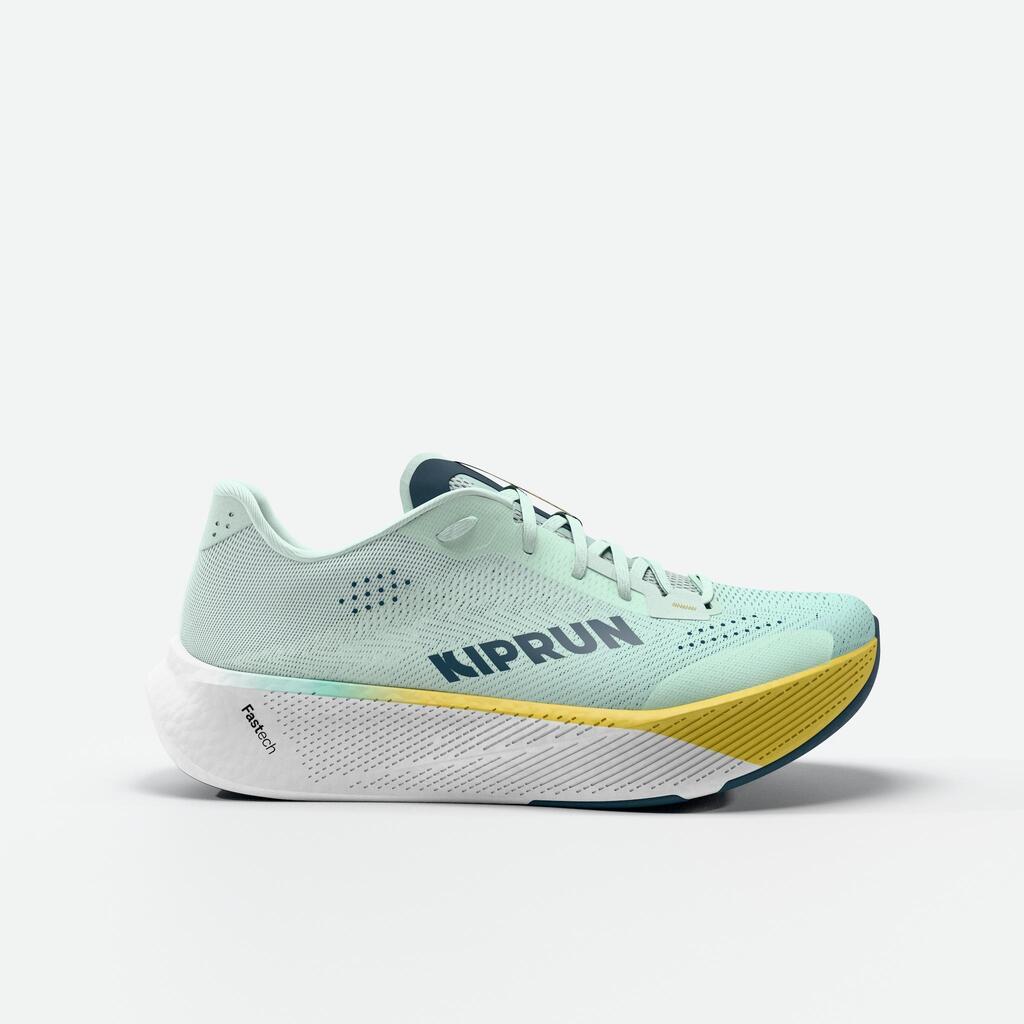 Kiprun Kipride Women's Road Running Shoes - Blue and Yellow