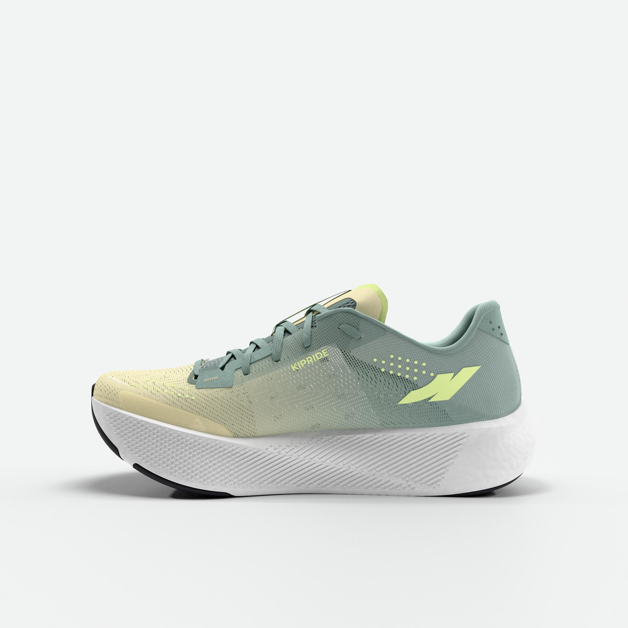 Chaussures de running route homme, Kiprun Kipride vert