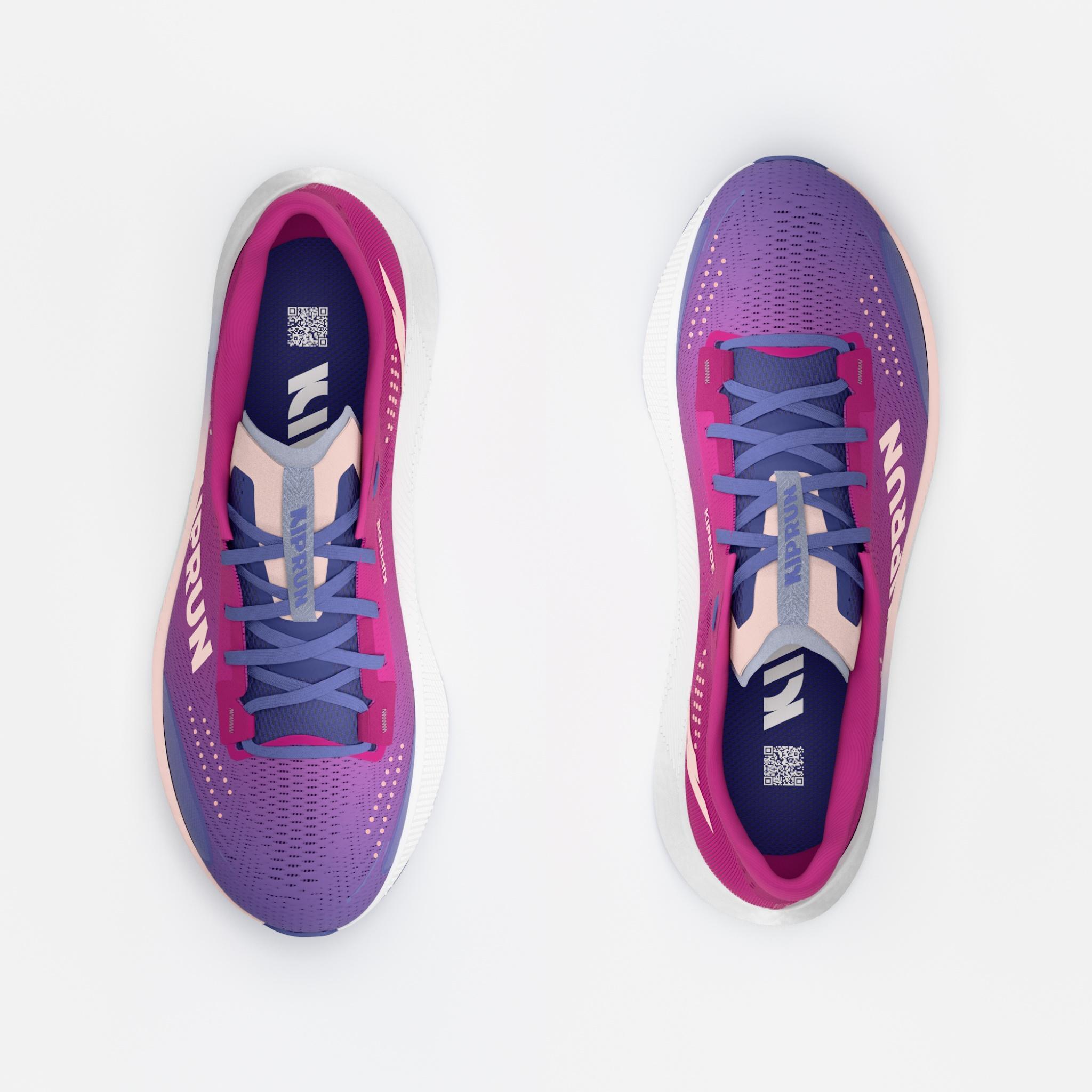 Scarpe running donna KIPRIDE fucsia 7/8