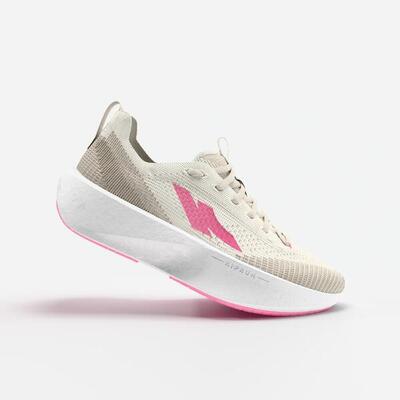 Scarpe running donna KIPNEXT no dye bianche