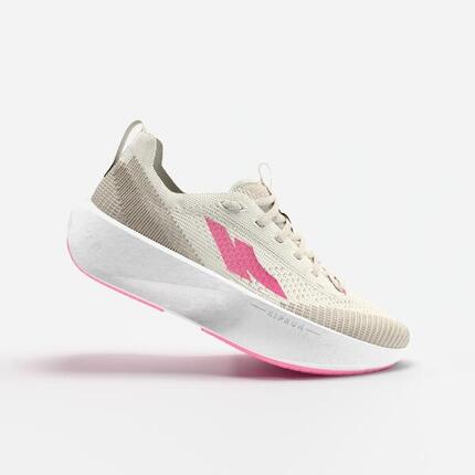 Chaussures de Running Femme - Kiprun Kipnext blanches sans teinture