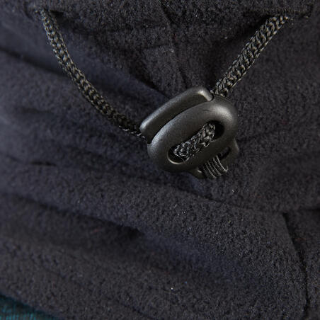 Пов'язка на шию 100 для зимового велоспорту, з флісу - Чорна