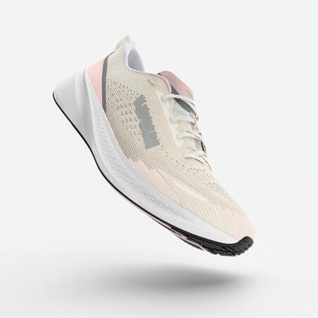 Кросівки жіночі Cushion 500 Kipcore для бігу бежеві/рожеві