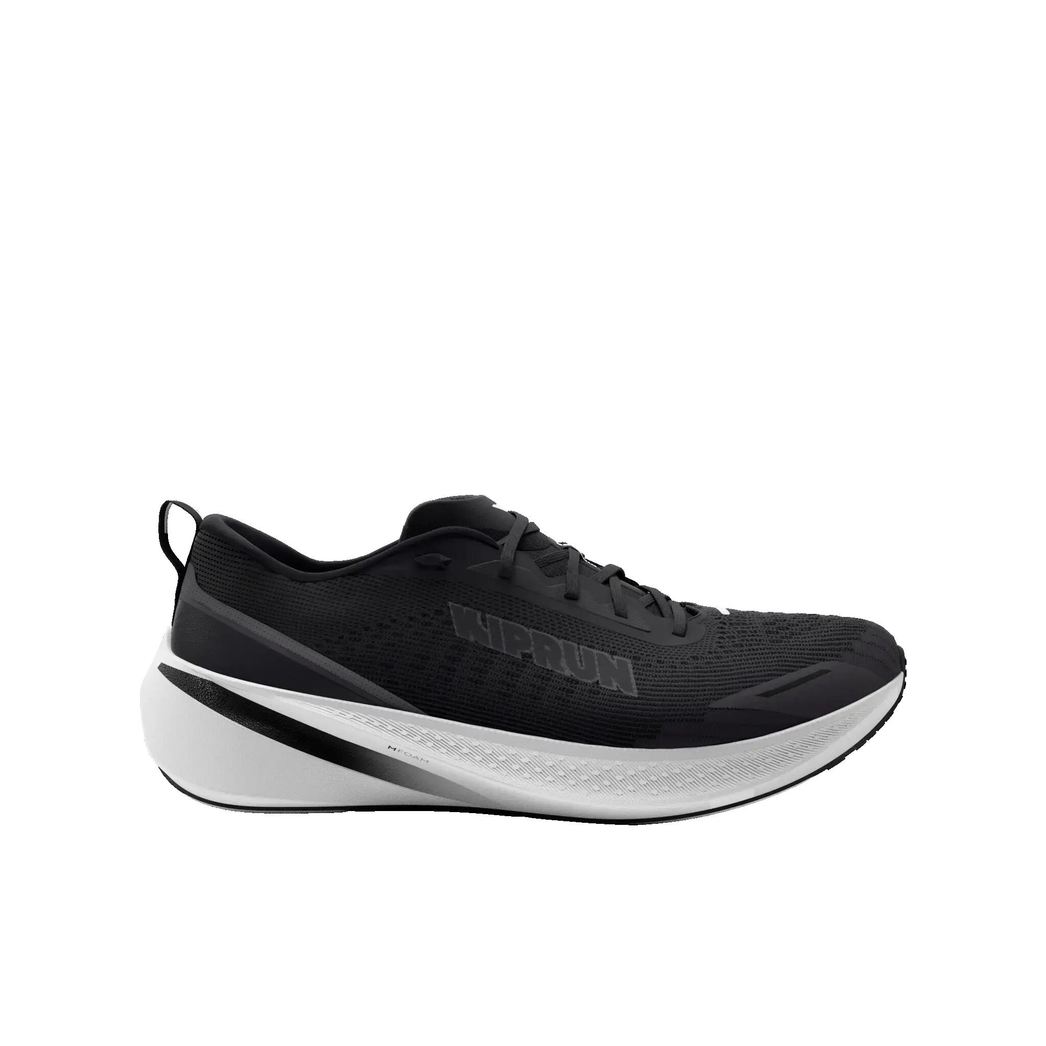 Men's running shoes, Kiprun Kipcore black and white -  4