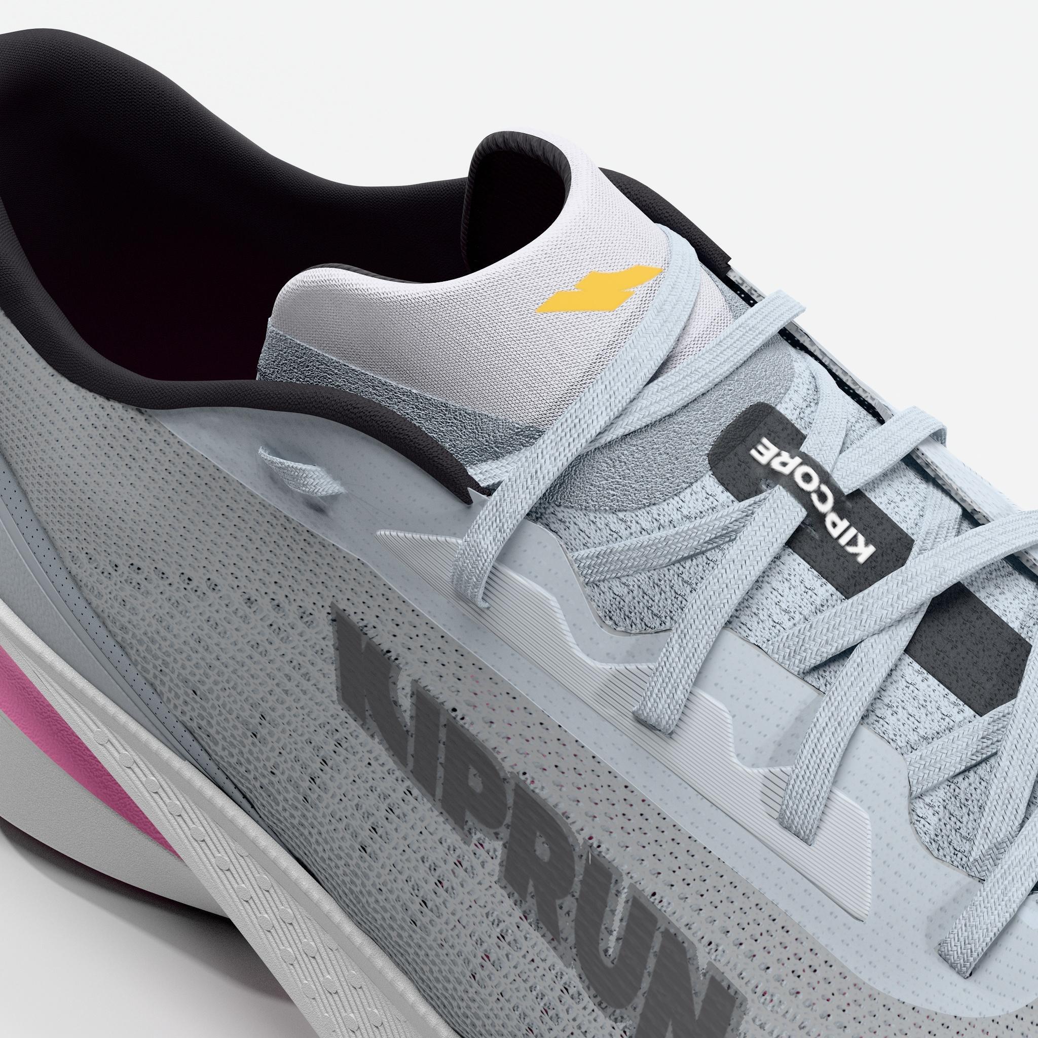 Scarpe running donna KIPCORE celeste-rosa 7/7