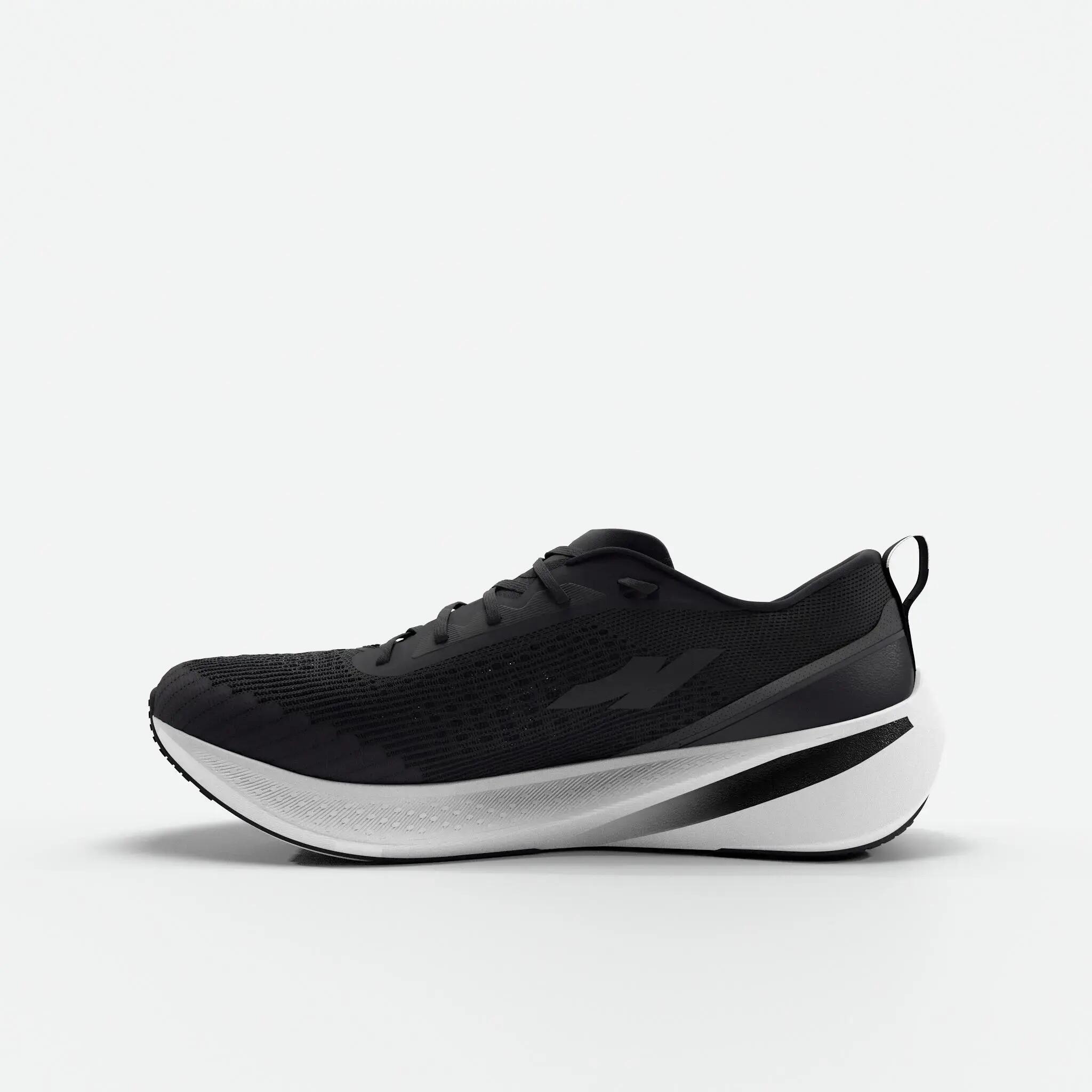 Men's running shoes, Kiprun Kipcore black and white -  4