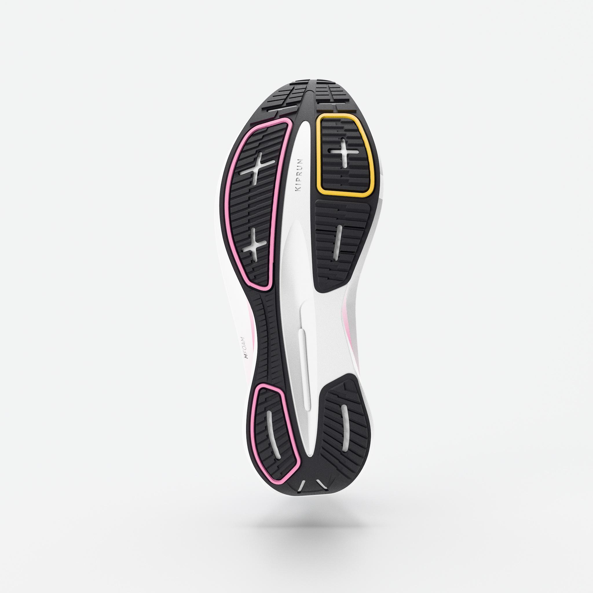 Scarpe running donna KIPCORE celeste-rosa 4/7