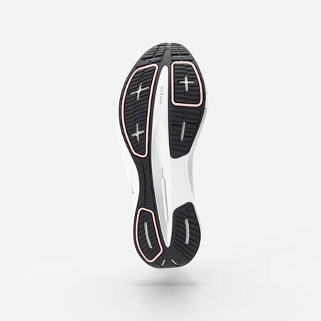 Кросівки жіночі Cushion 500 Kipcore для бігу бежеві/рожеві