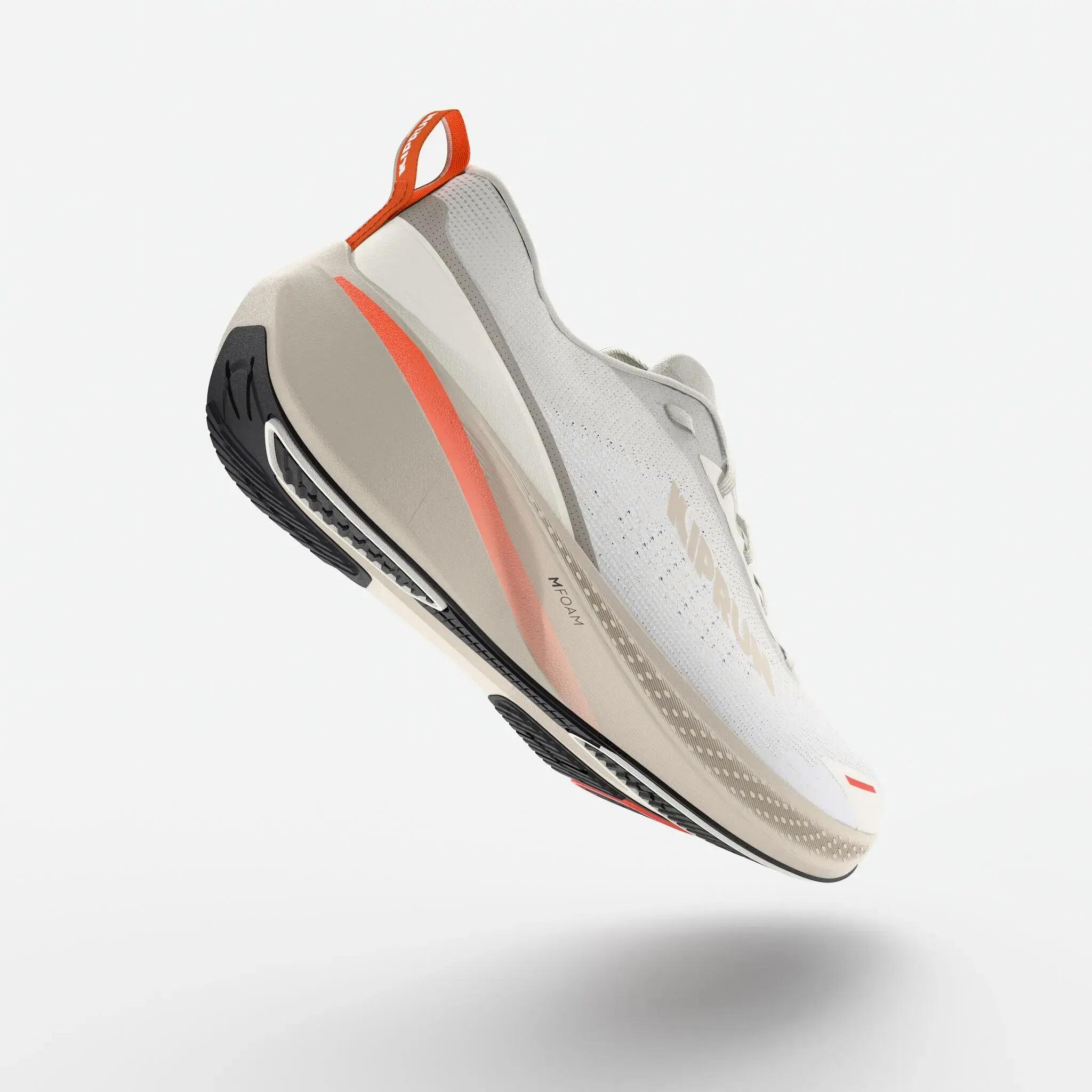 Men's Running Shoes-Kiprun Kipcore - White/Beige -  4