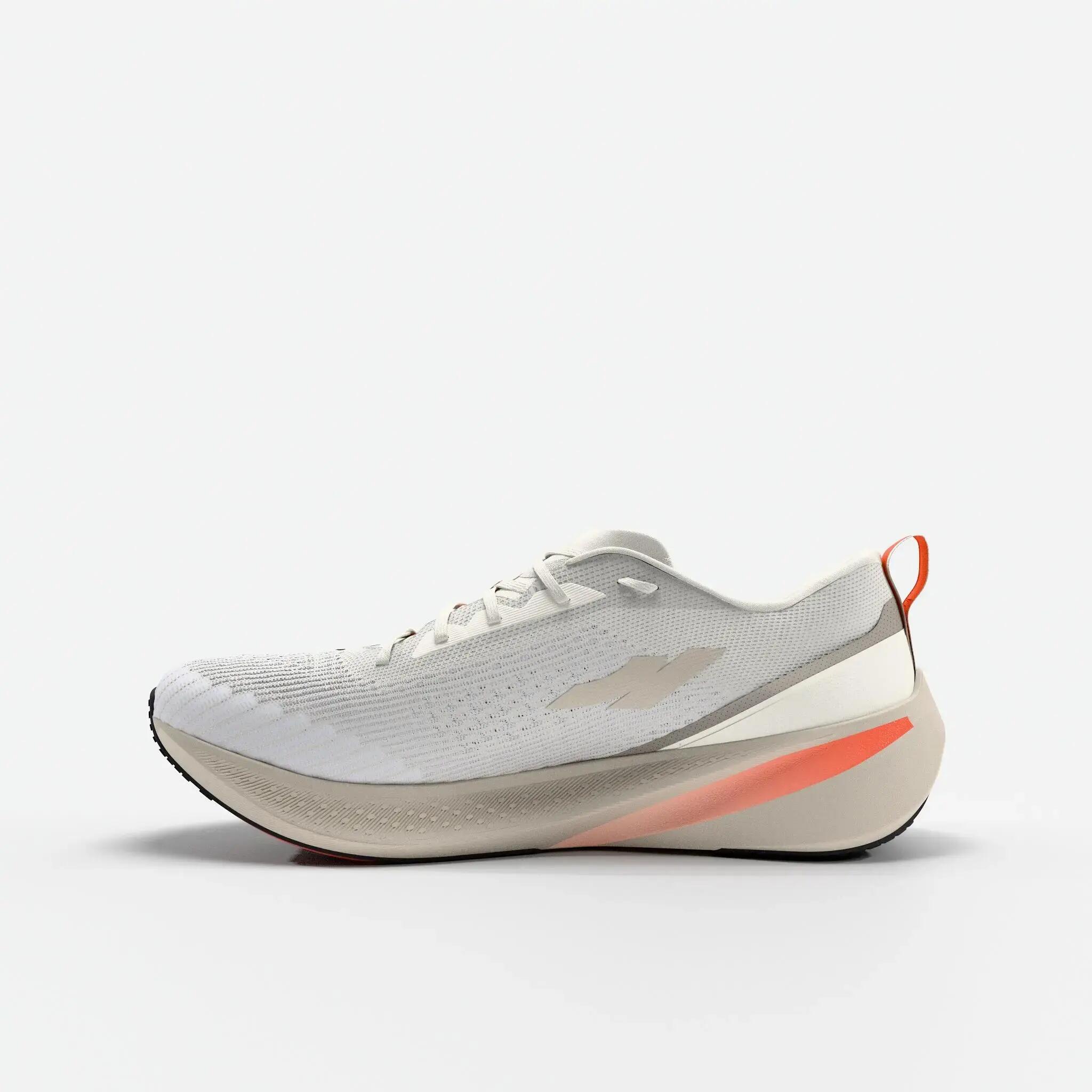 Men's Running Shoes-Kiprun Kipcore - White/Beige -  5