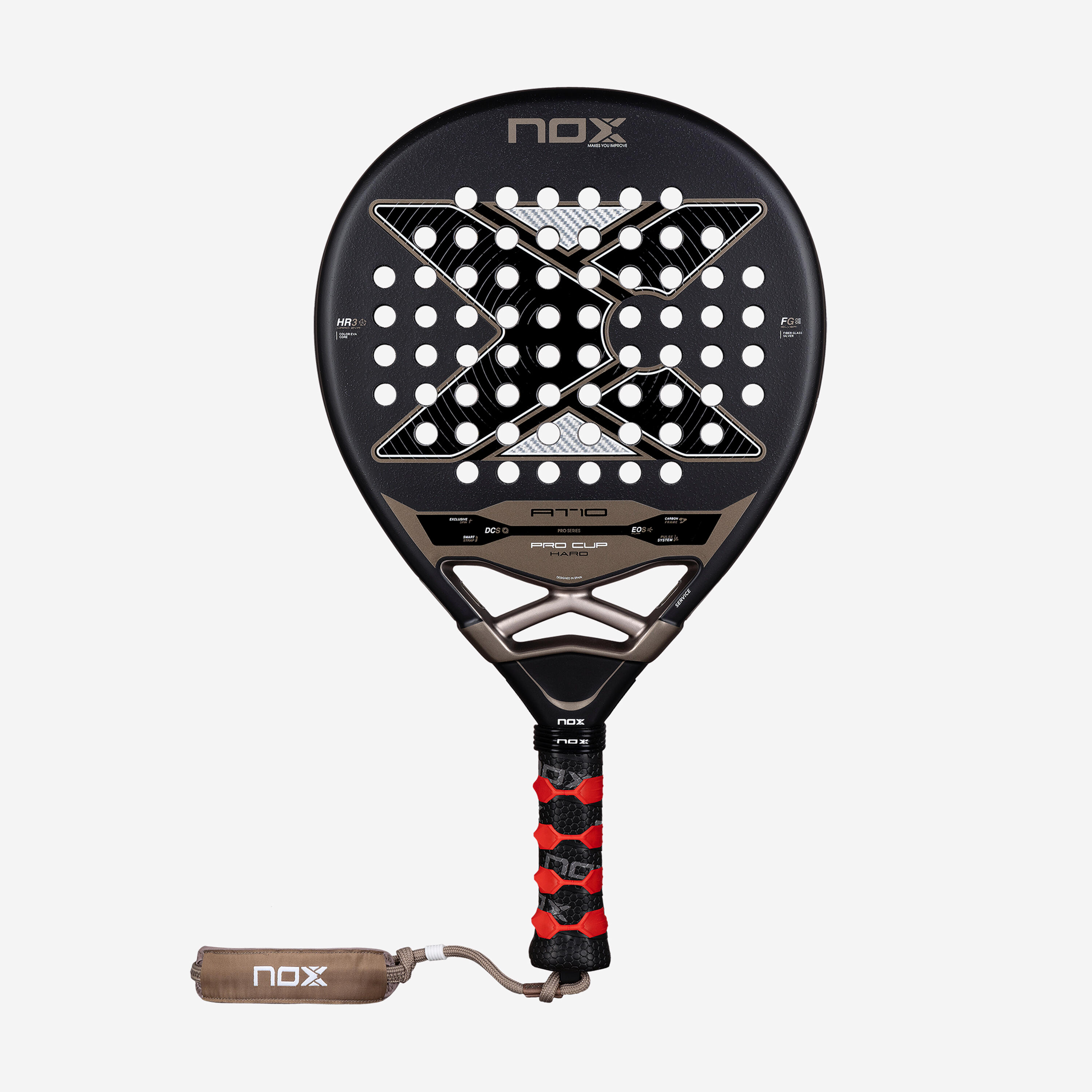 Adult Padel Racket NOX AT10 Pro Cup HARD 26 by Agustín Tapia 2/9