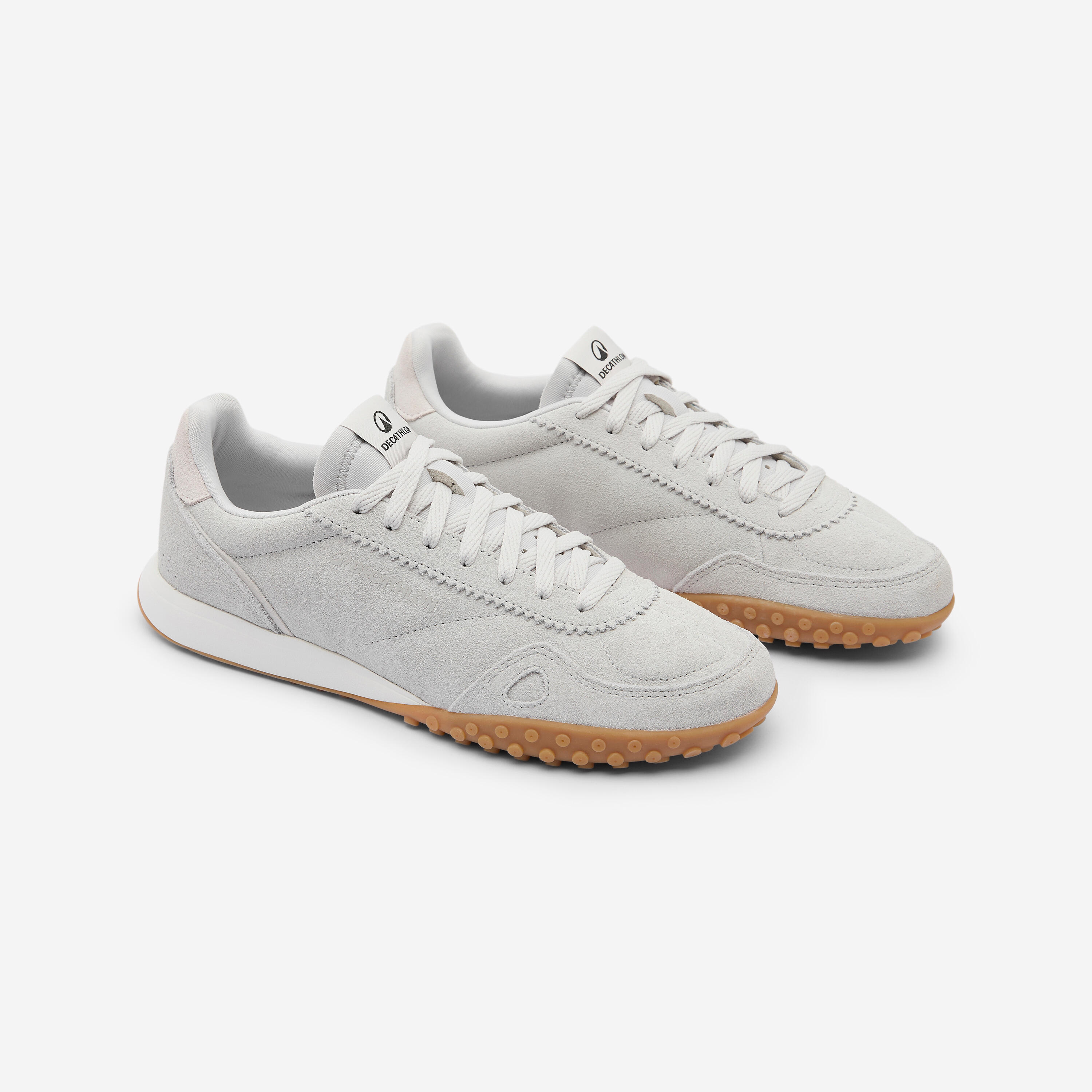 Baskets en daim femme RL70 gris 2/6